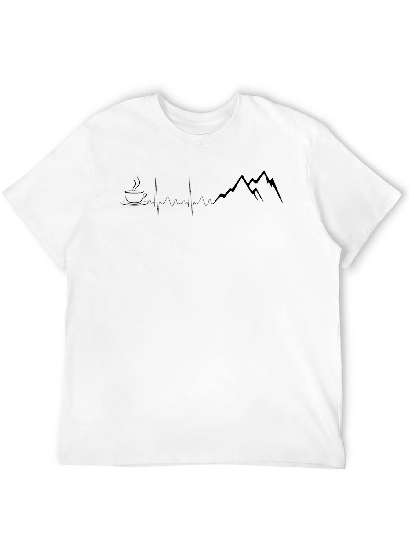 Coffee & Mountain Heartbeat Tee