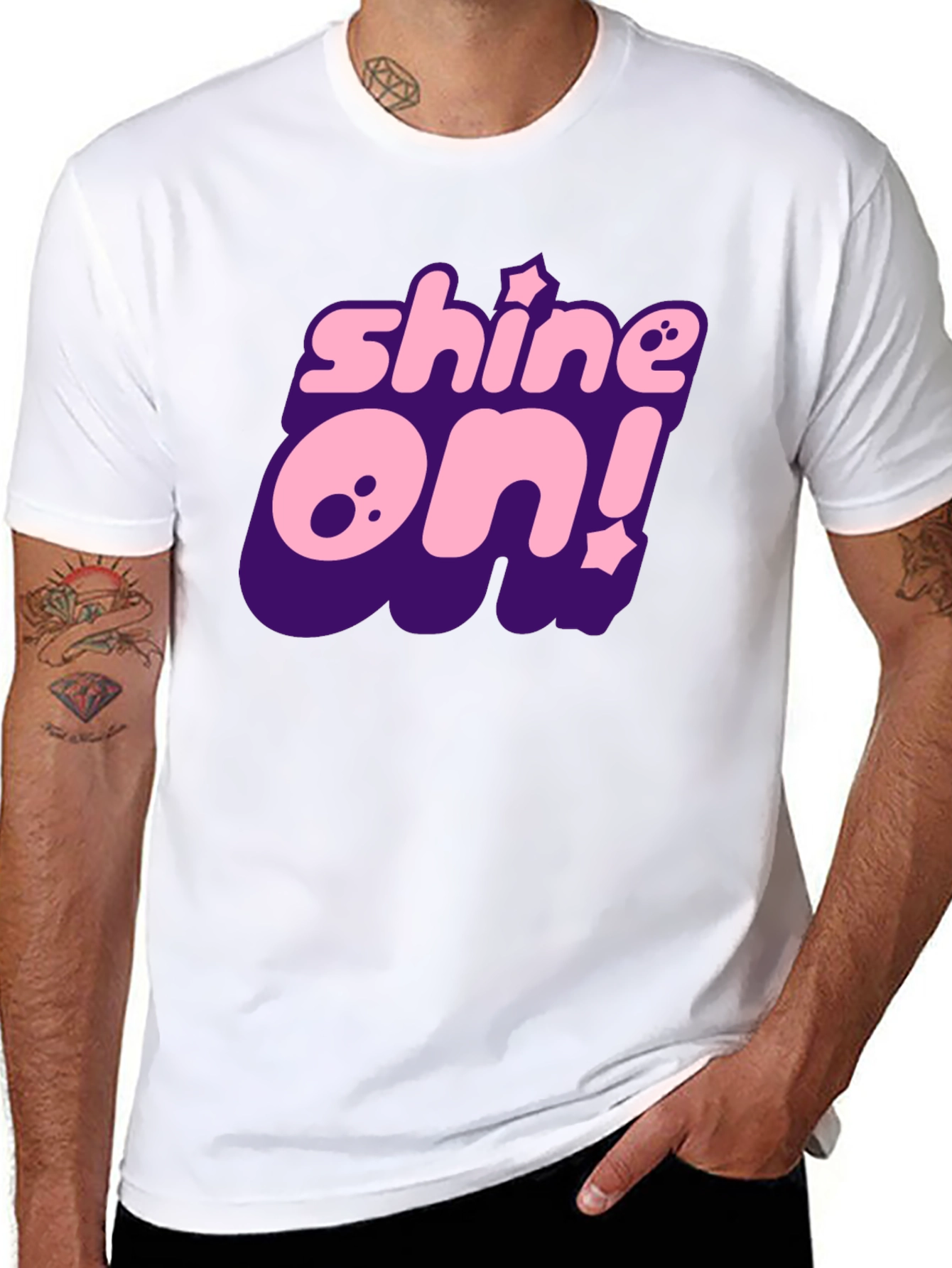 Shine On! Graphic T-Shirt - Cotton Blend
