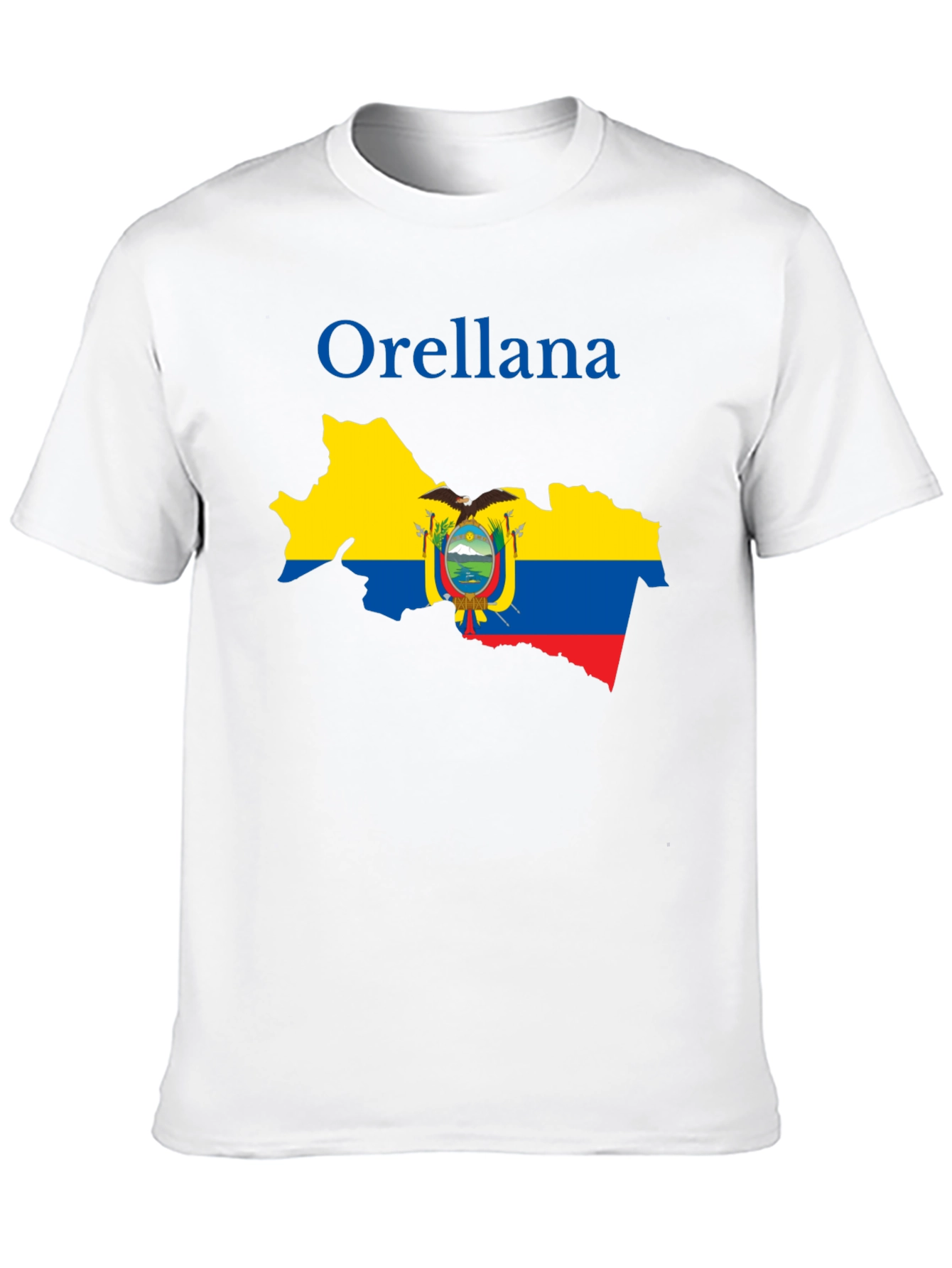 Orellana Ecuador Map Graphic Tee - Black