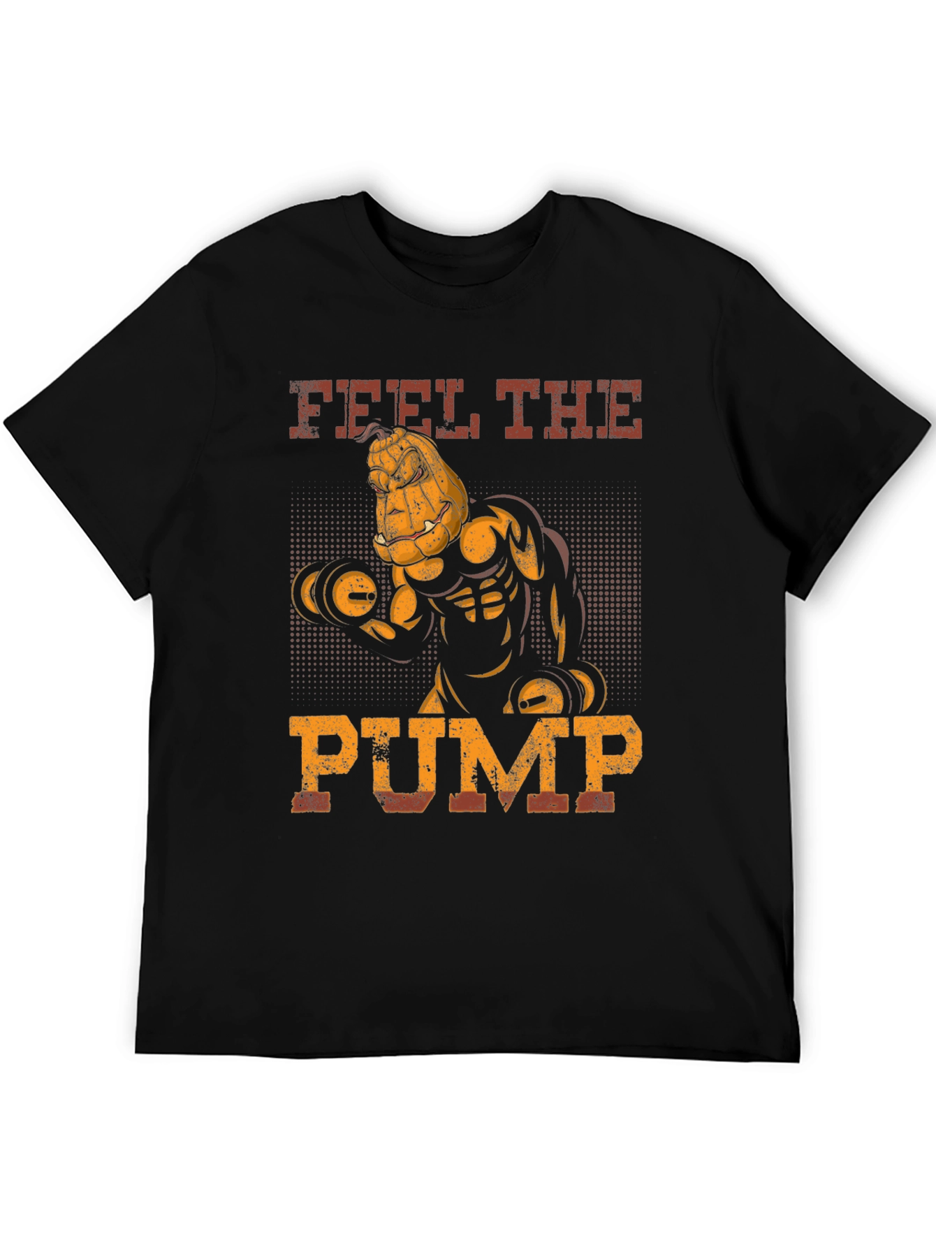 Feel the Pump Halloween Pumpkin Gym T-Shirt
