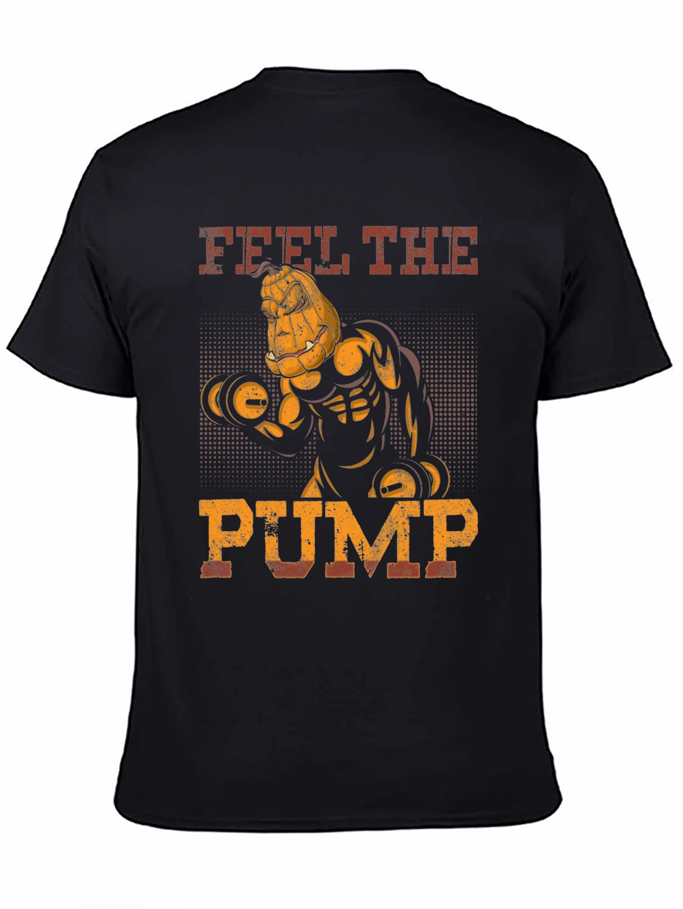 Feel the Pump Halloween Pumpkin Gym T-Shirt