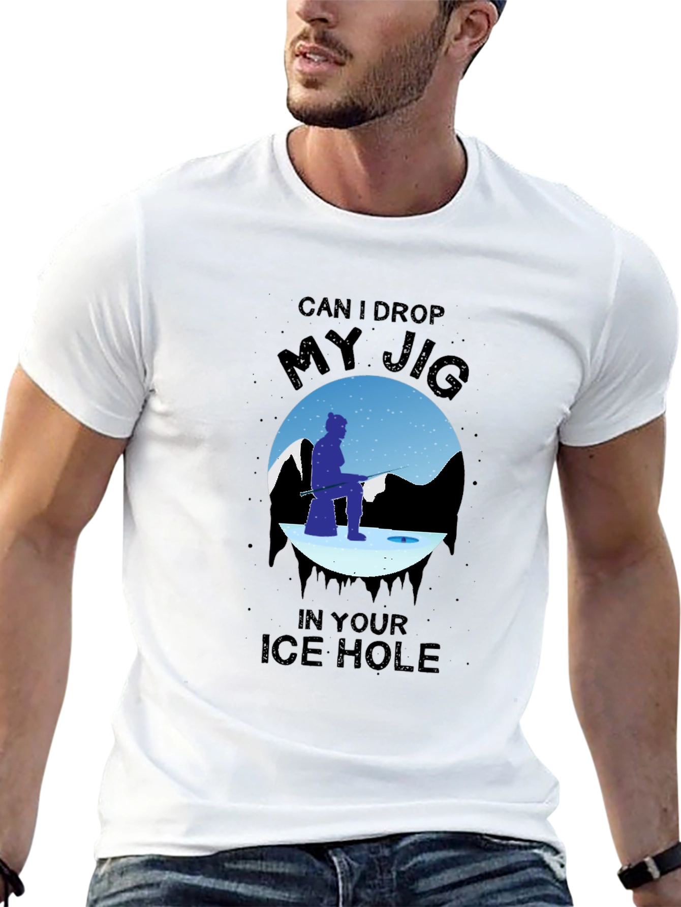 Ice Fishing Humor T-Shirt