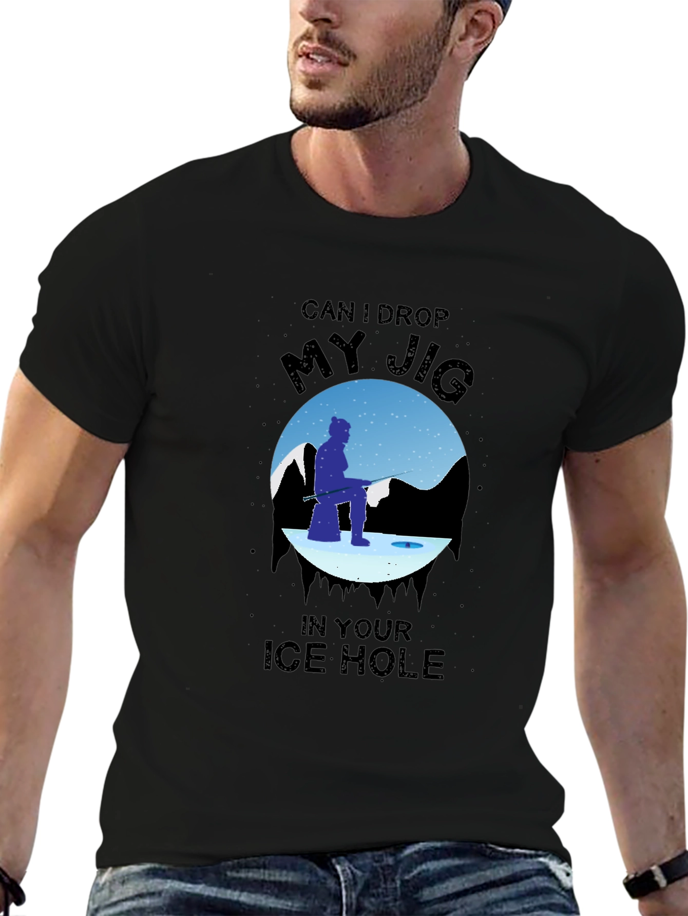 Ice Fishing Humor T-Shirt