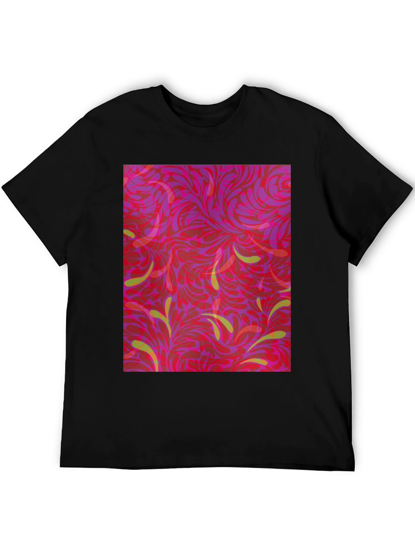 Abstract Floral T-Shirt