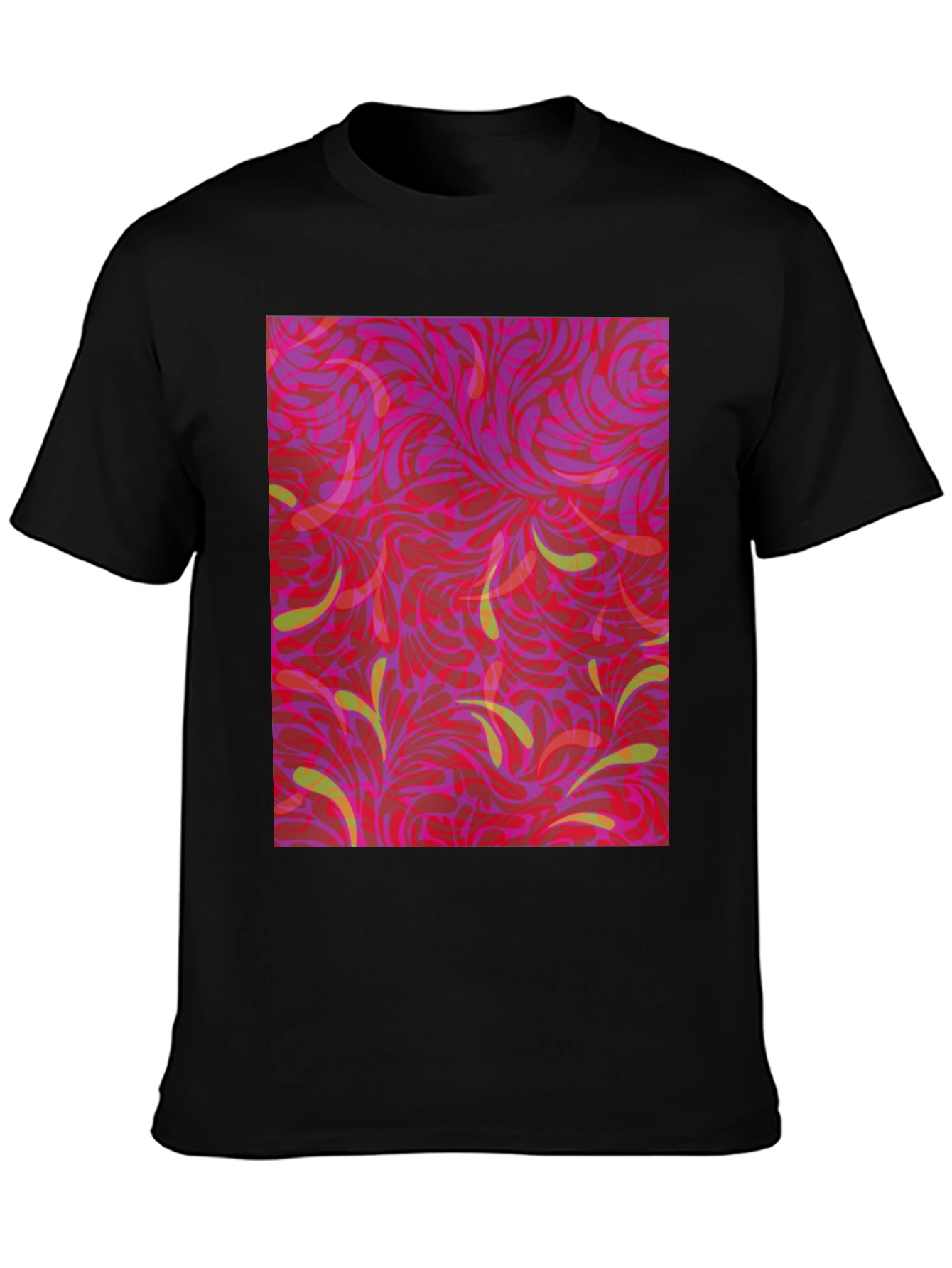 Abstract Floral T-Shirt