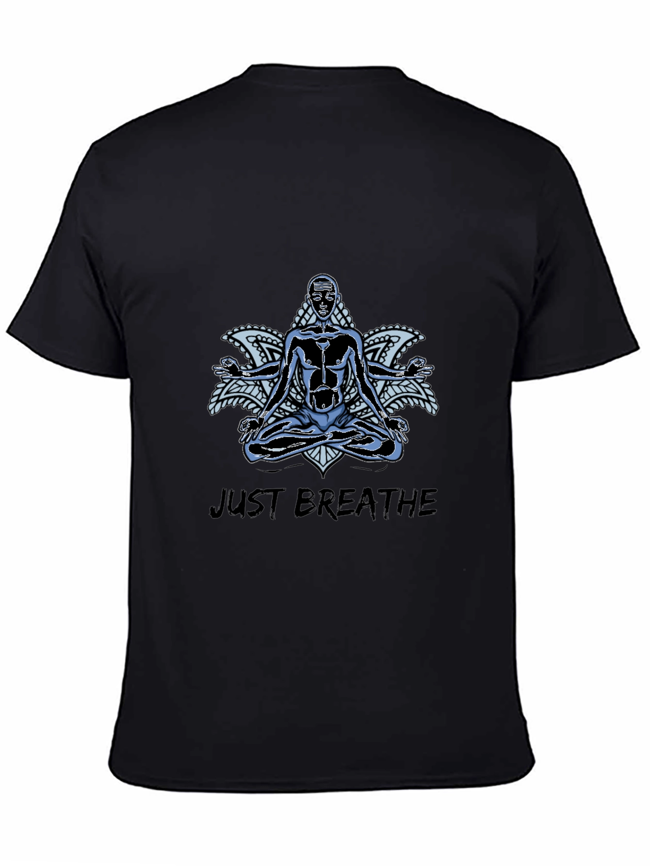 Just Breathe Graphic Print Tee - Relaxed Fit