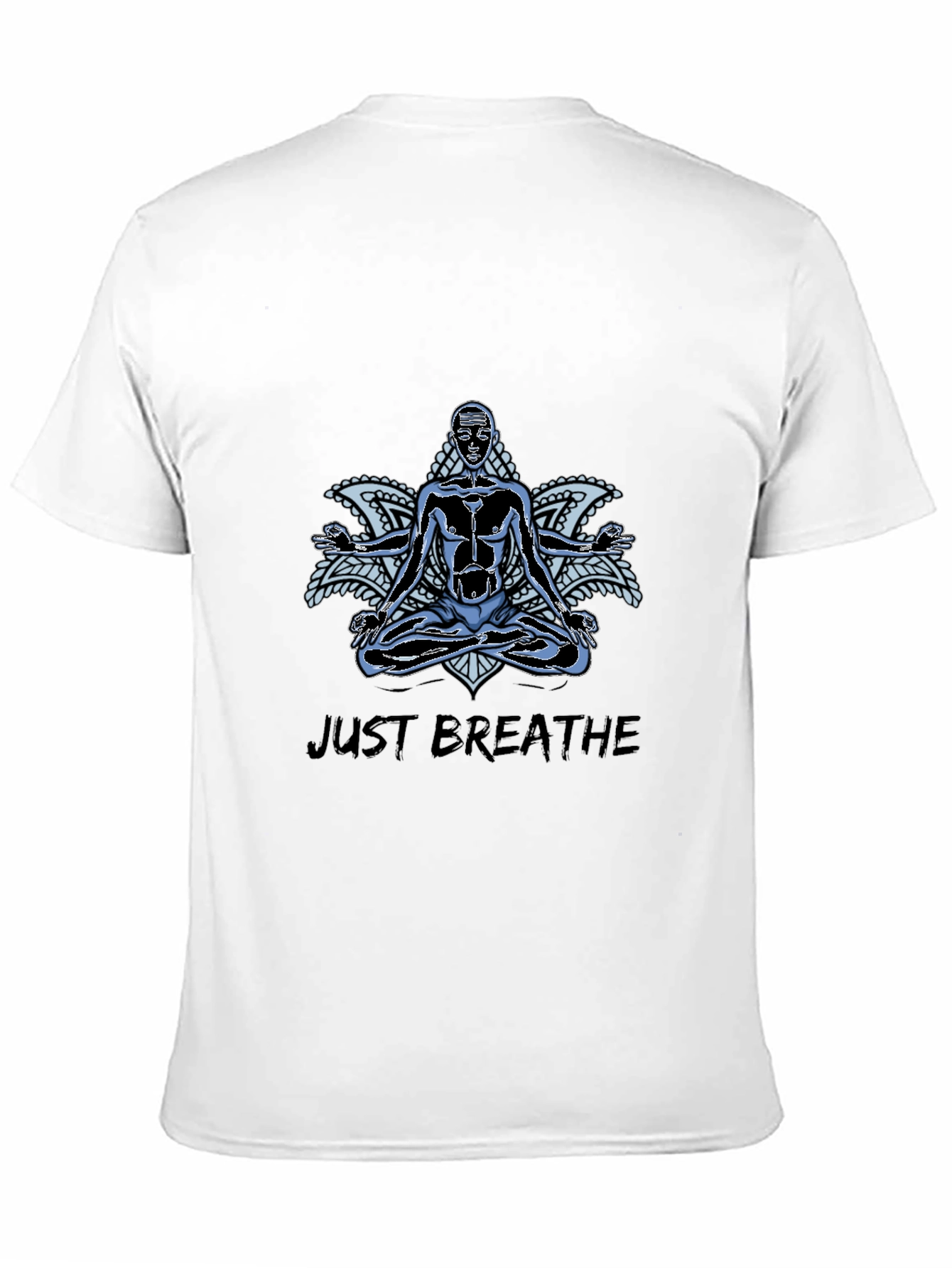 Just Breathe Graphic Print Tee - Relaxed Fit