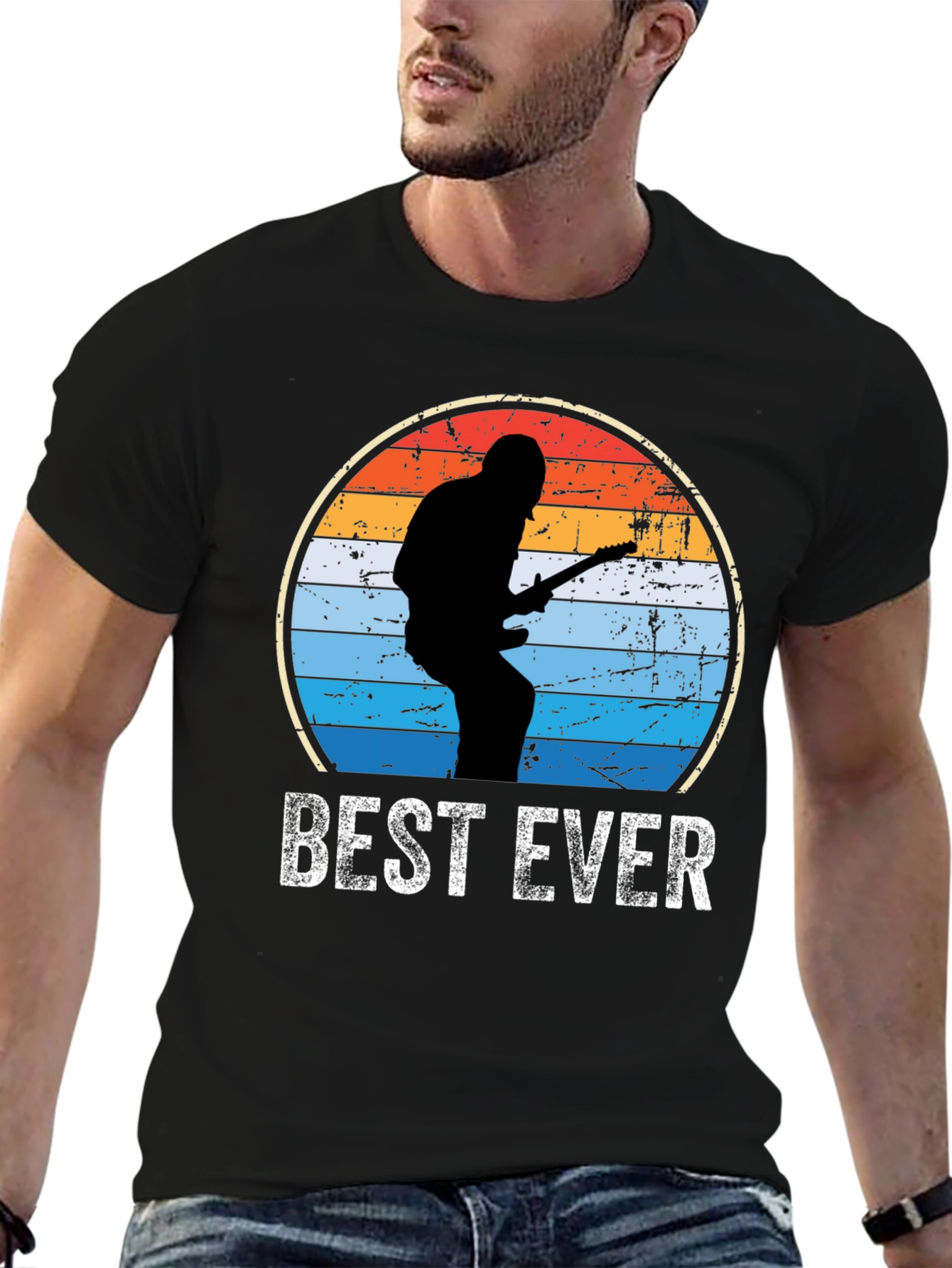 Best Ever Guitar Player Graphic T-Shirt