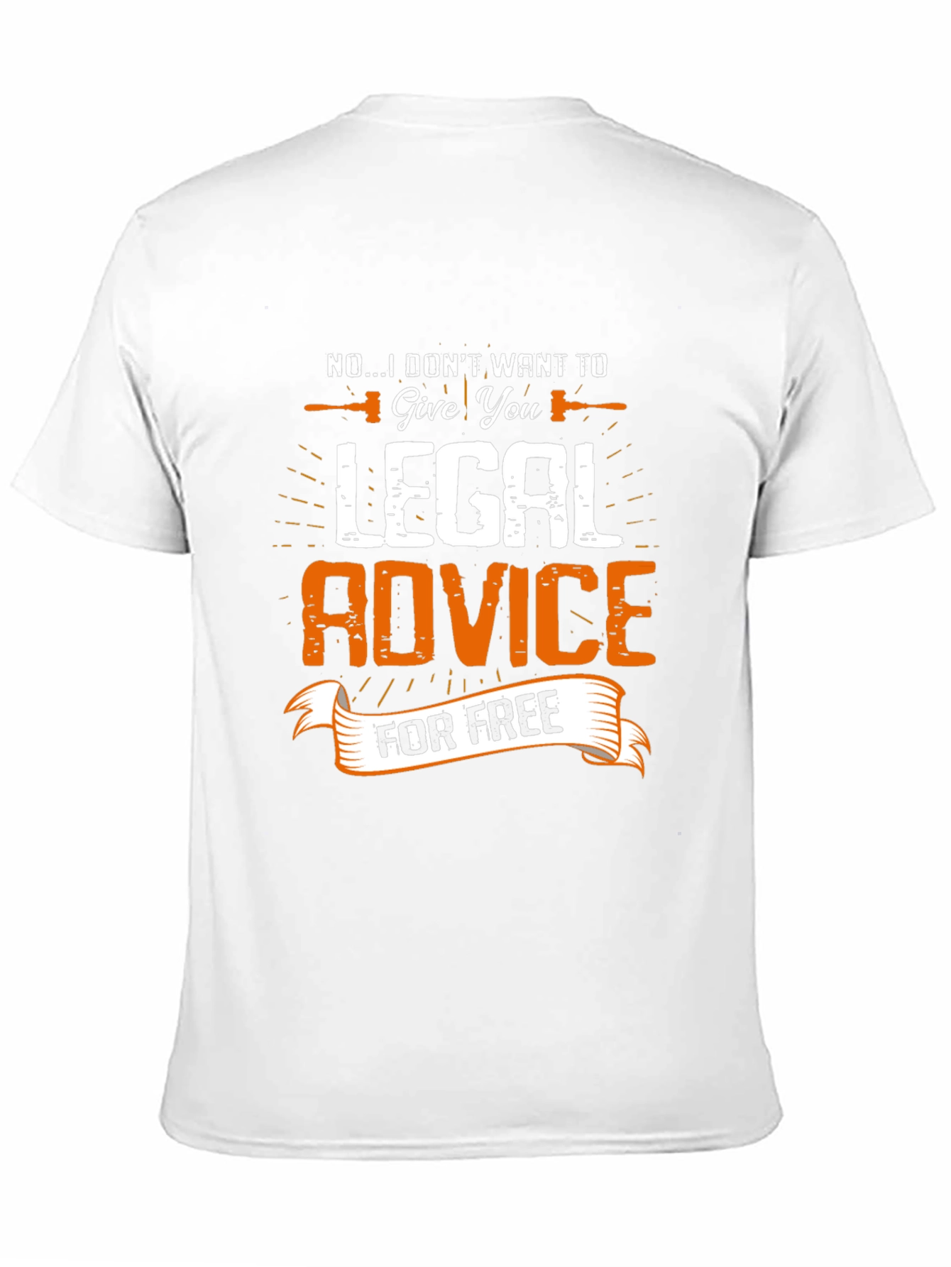 Funny Lawyer T-Shirt - Legal Advice for Free