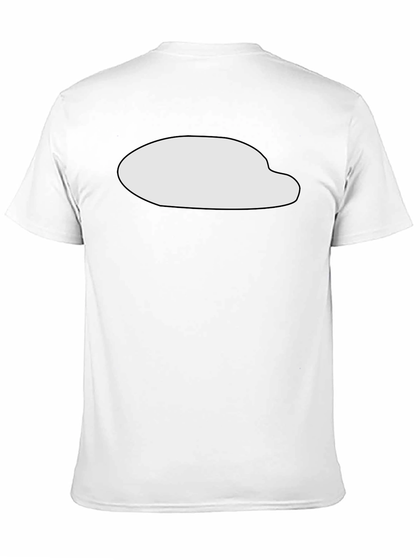 Mens Black T-Shirt with Graphic Print