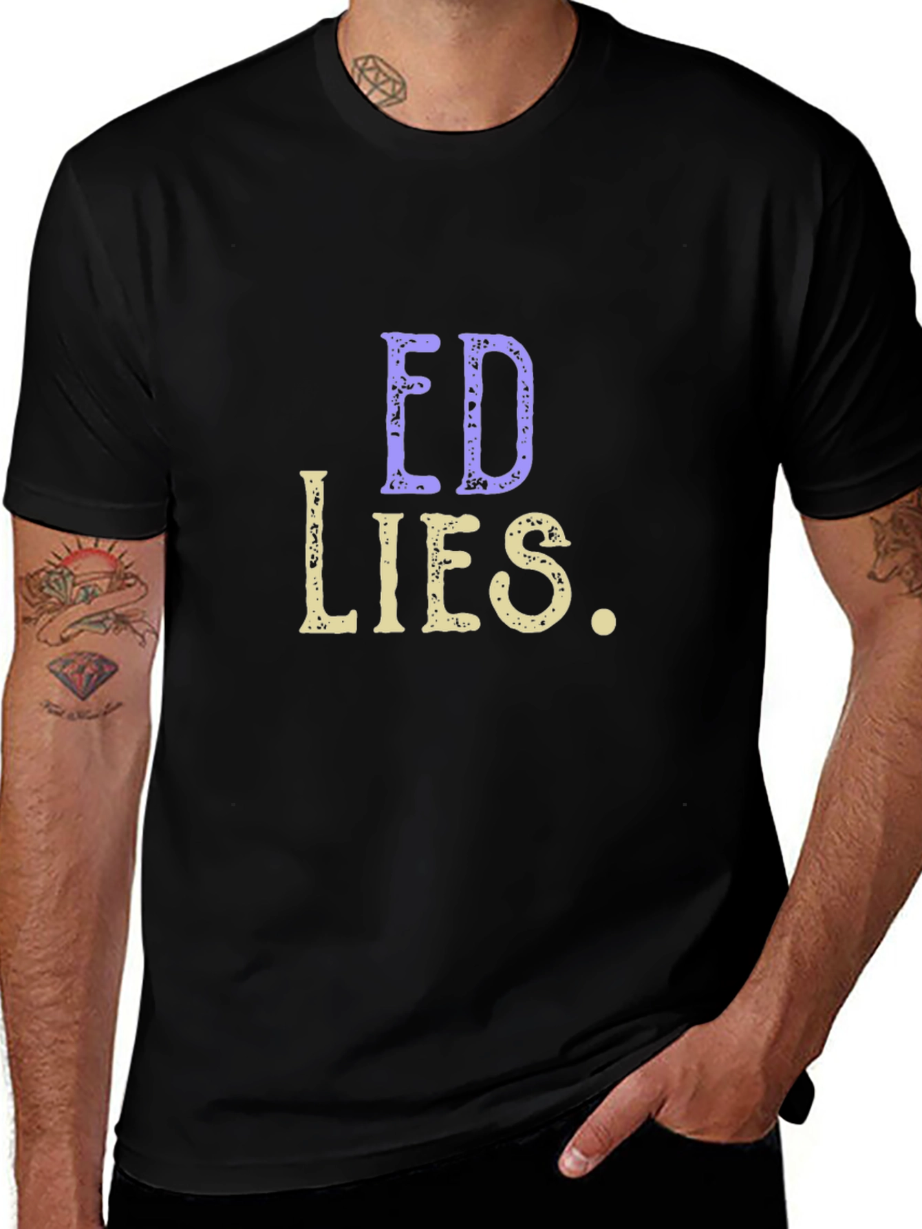 Ed Lies Graphic T-Shirt