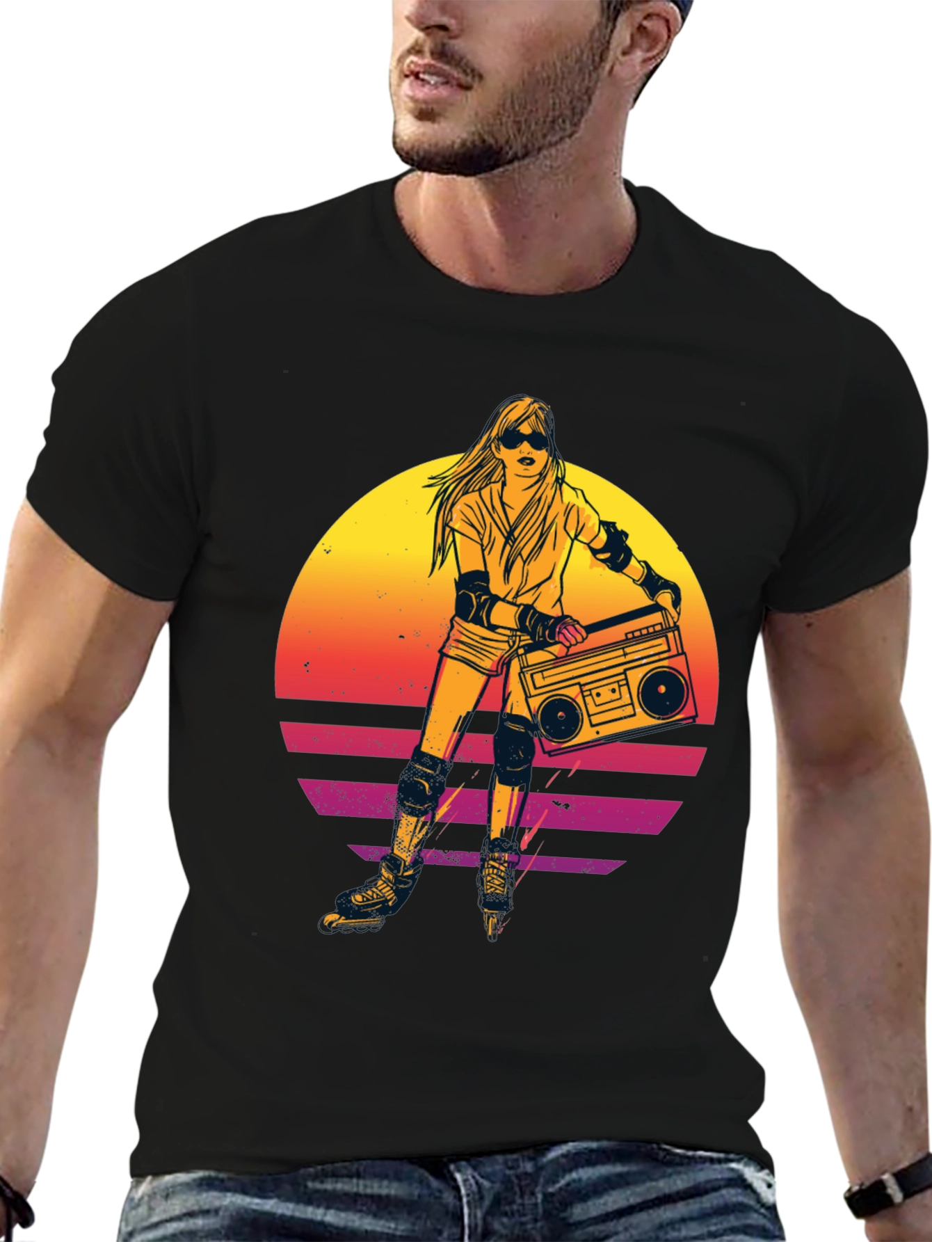 Retro Roller Skate T-Shirt - 80s Vibes