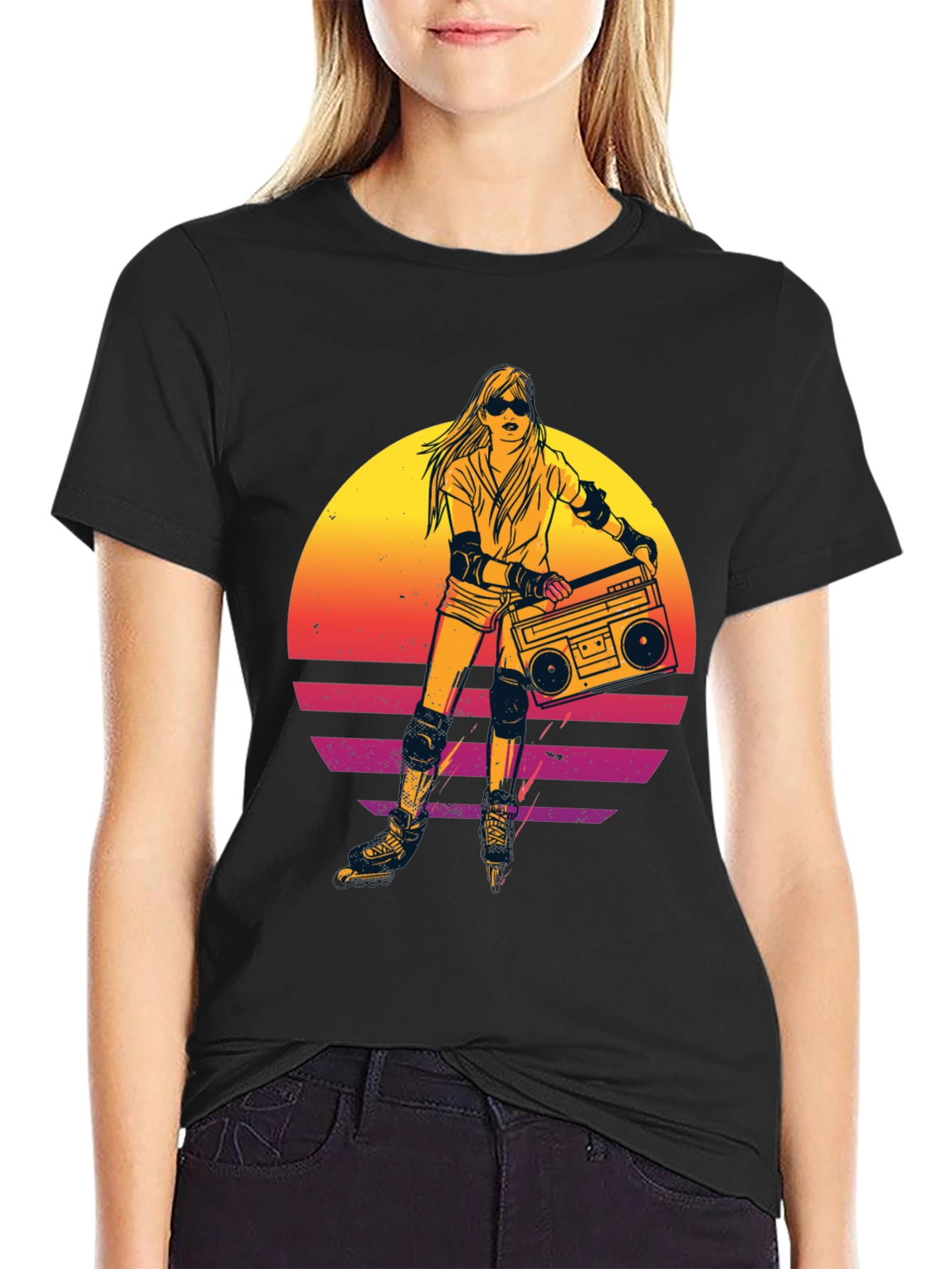 Retro Roller Skate T-Shirt - 80s Vibes