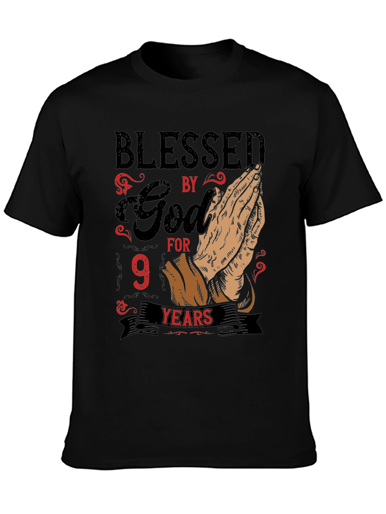 Blessed by God for 9 Years T-Shirt