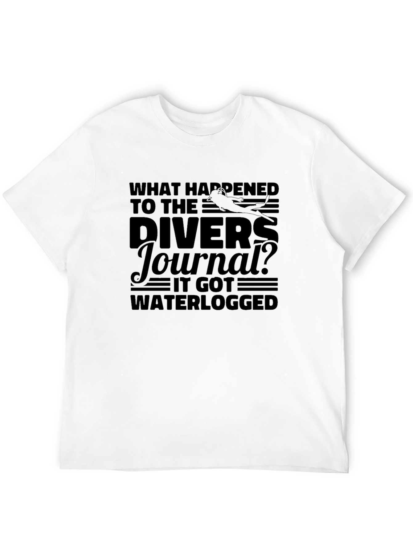 Divers Journal T-Shirt - Waterlogged Humor