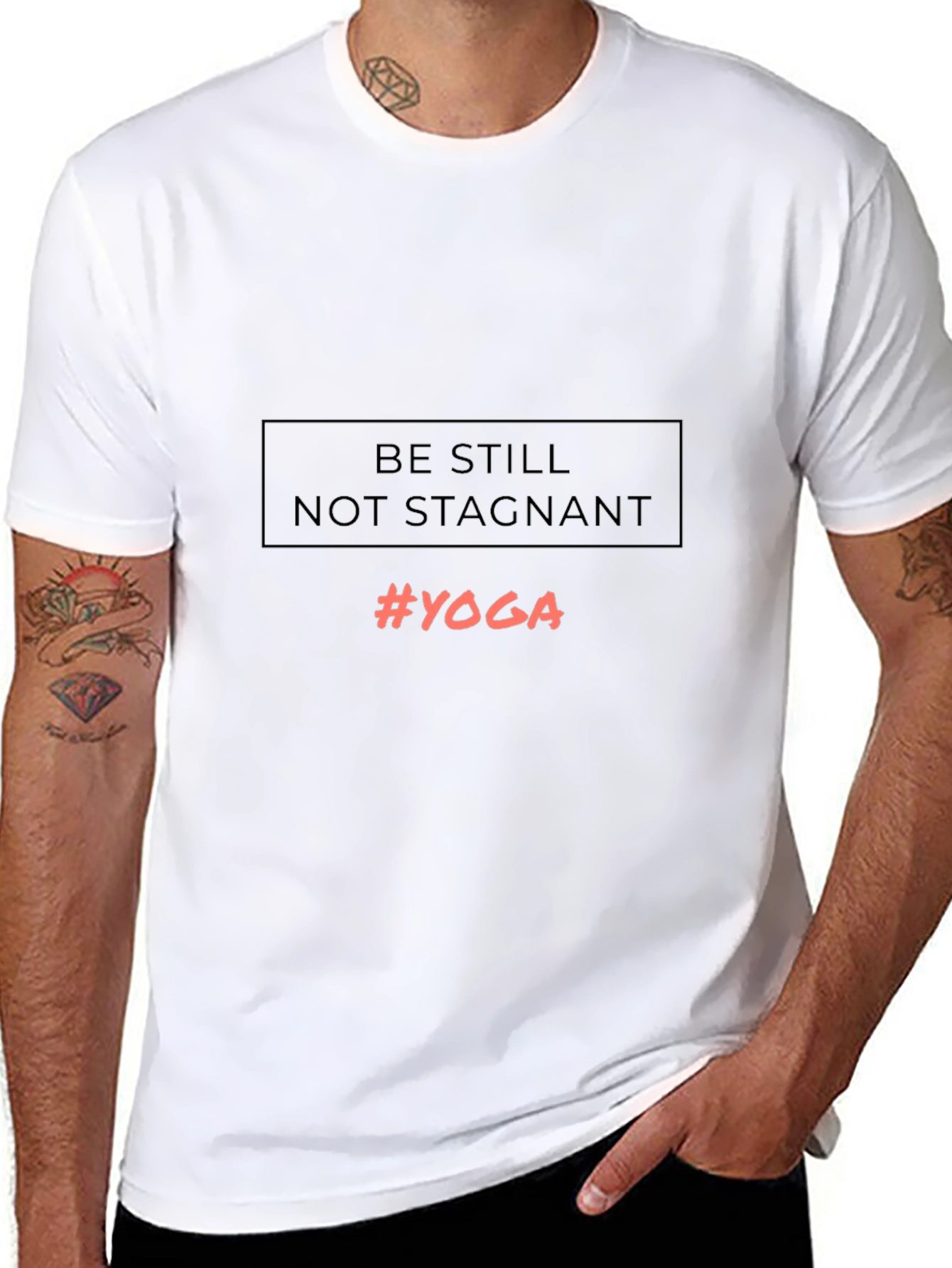 Be Still Yoga Graphic Tee
