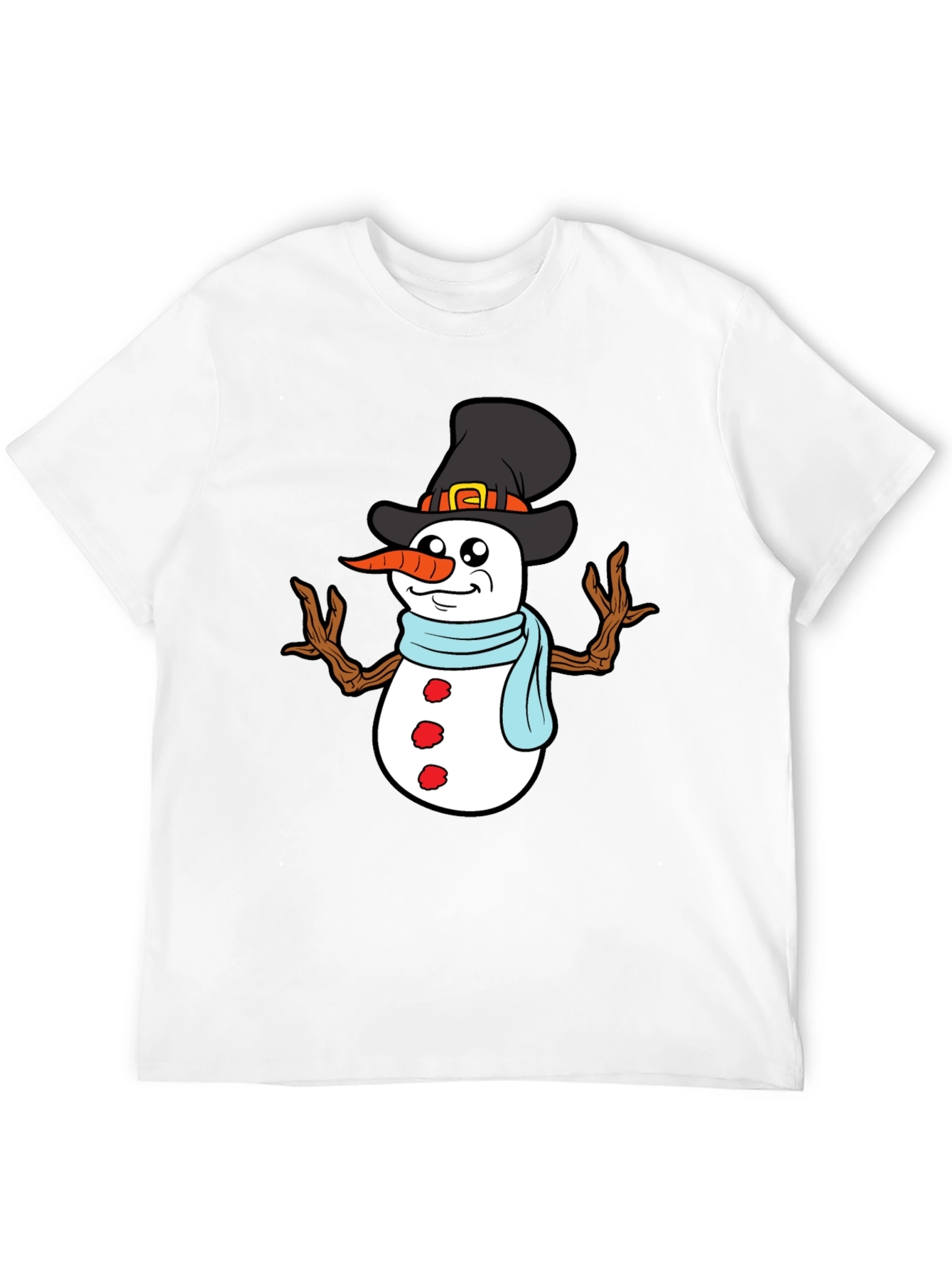 Snowman Graphic Tee - Holiday Winter Shirt
