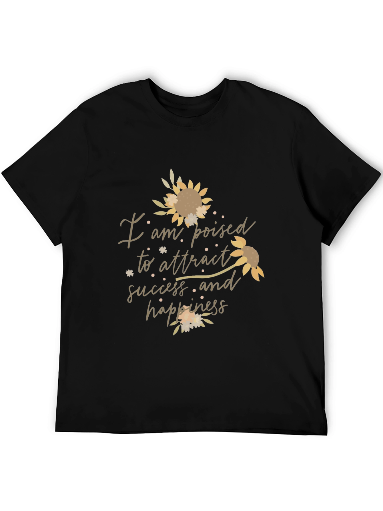 Poised to Attract Success Sunflower Graphic Tee