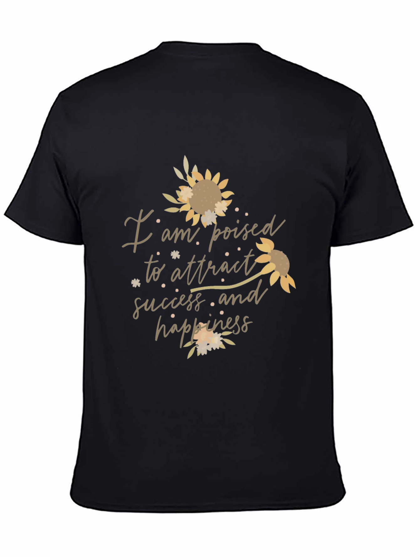Poised to Attract Success Sunflower Graphic Tee