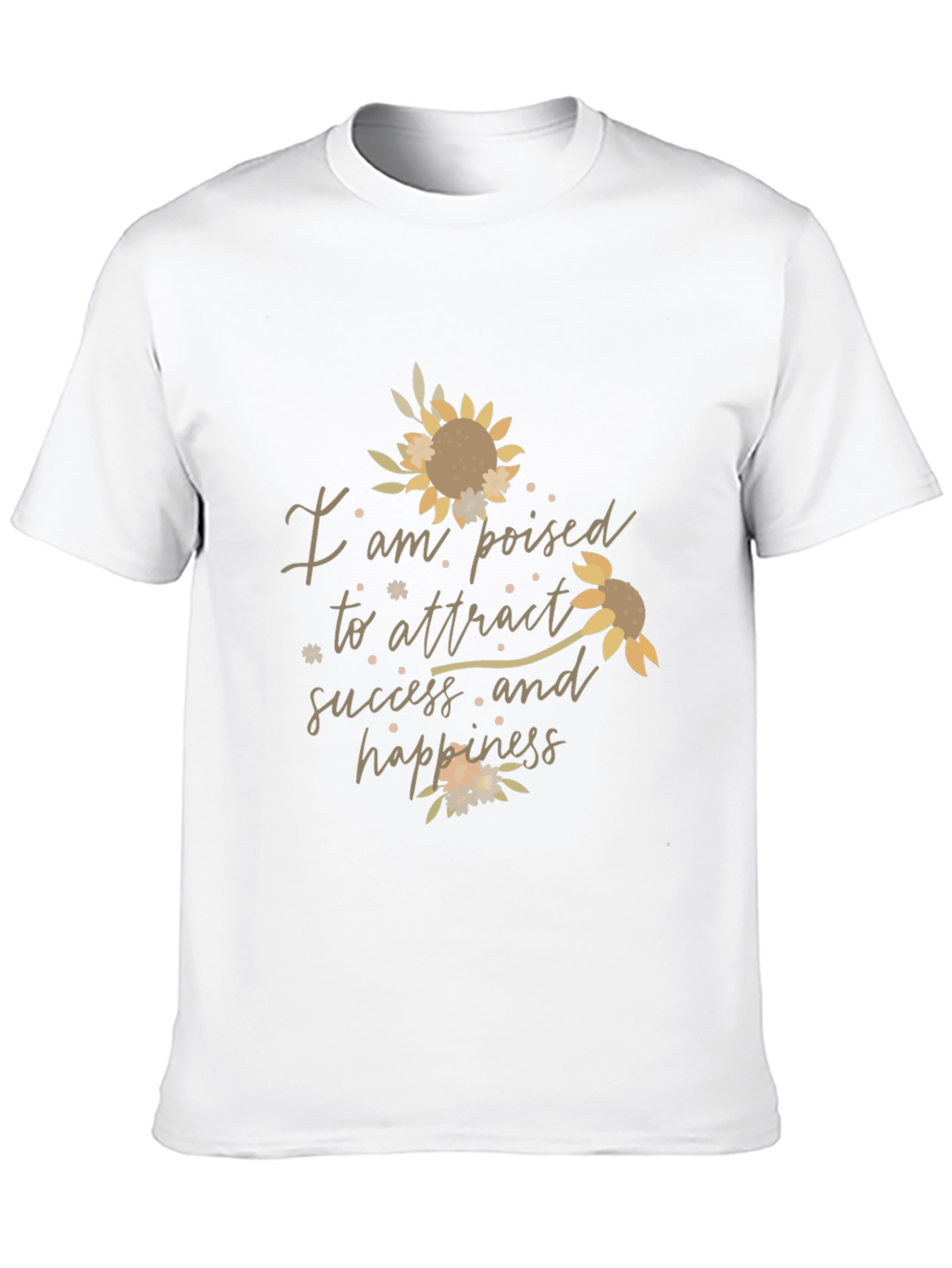 Poised to Attract Success Sunflower Graphic Tee
