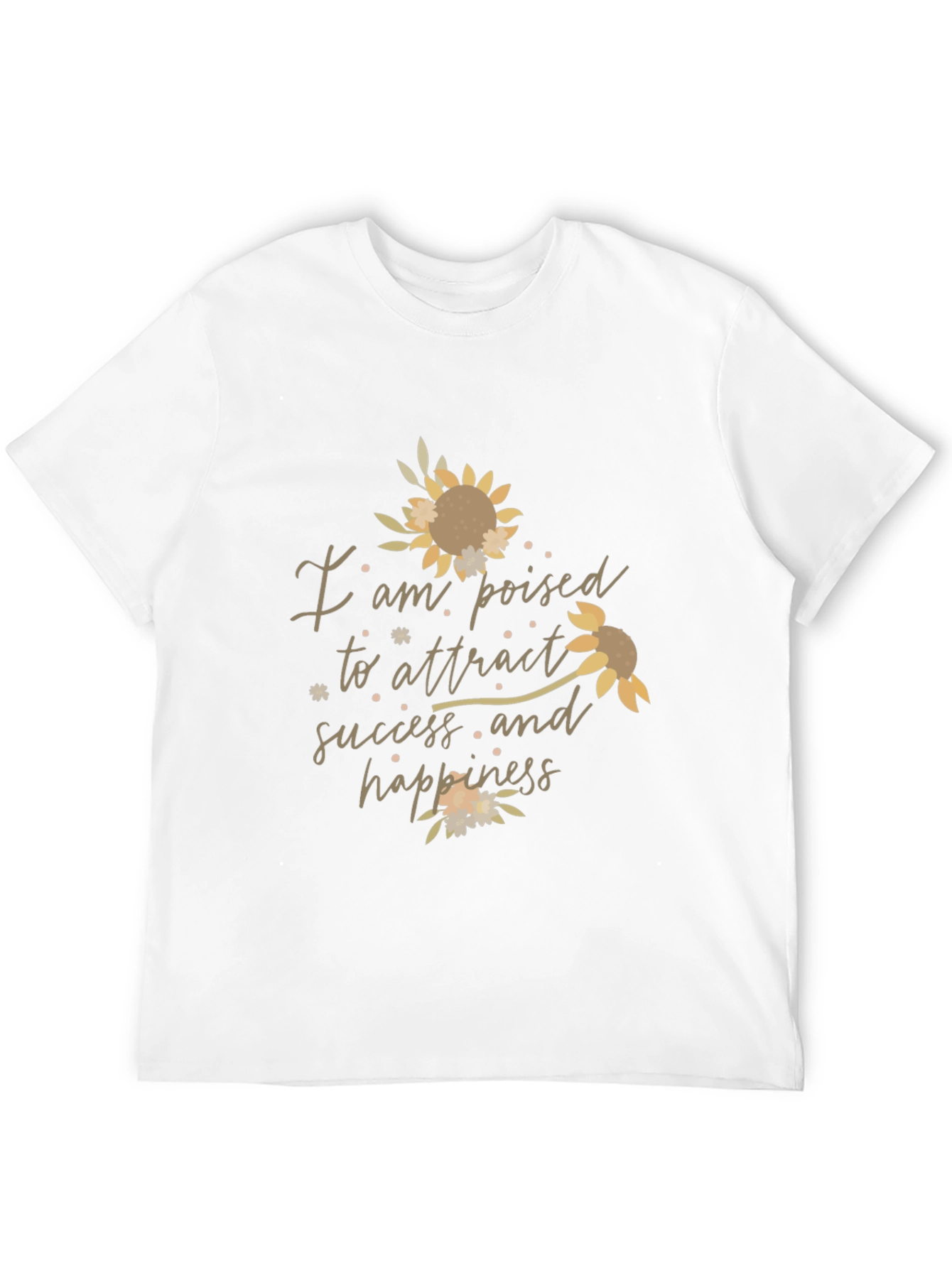 Poised to Attract Success Sunflower Graphic Tee