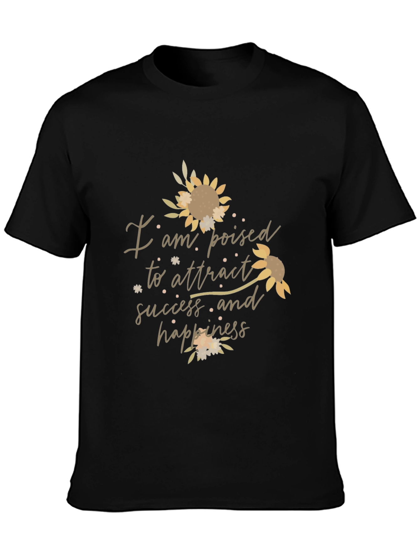 Poised to Attract Success Sunflower Graphic Tee