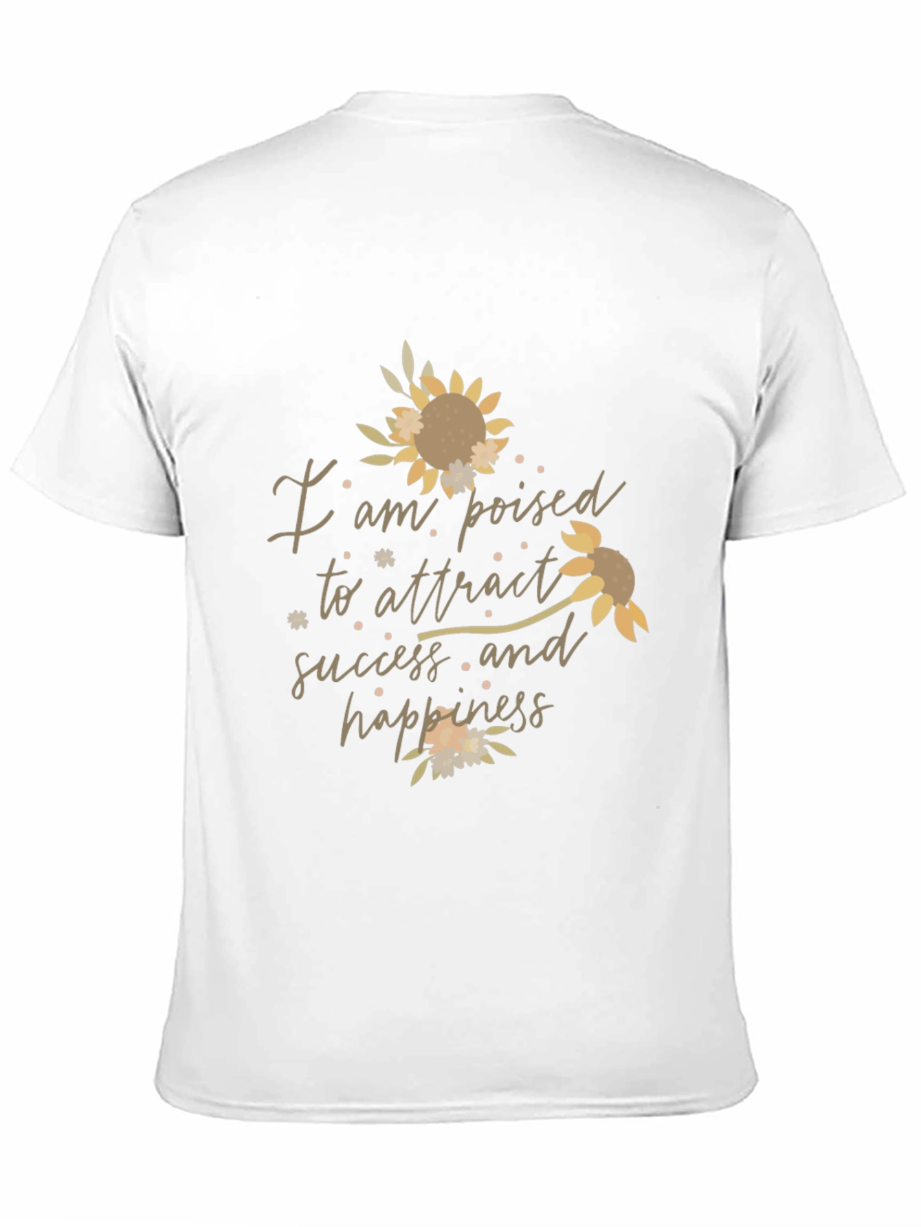 Poised to Attract Success Sunflower Graphic Tee