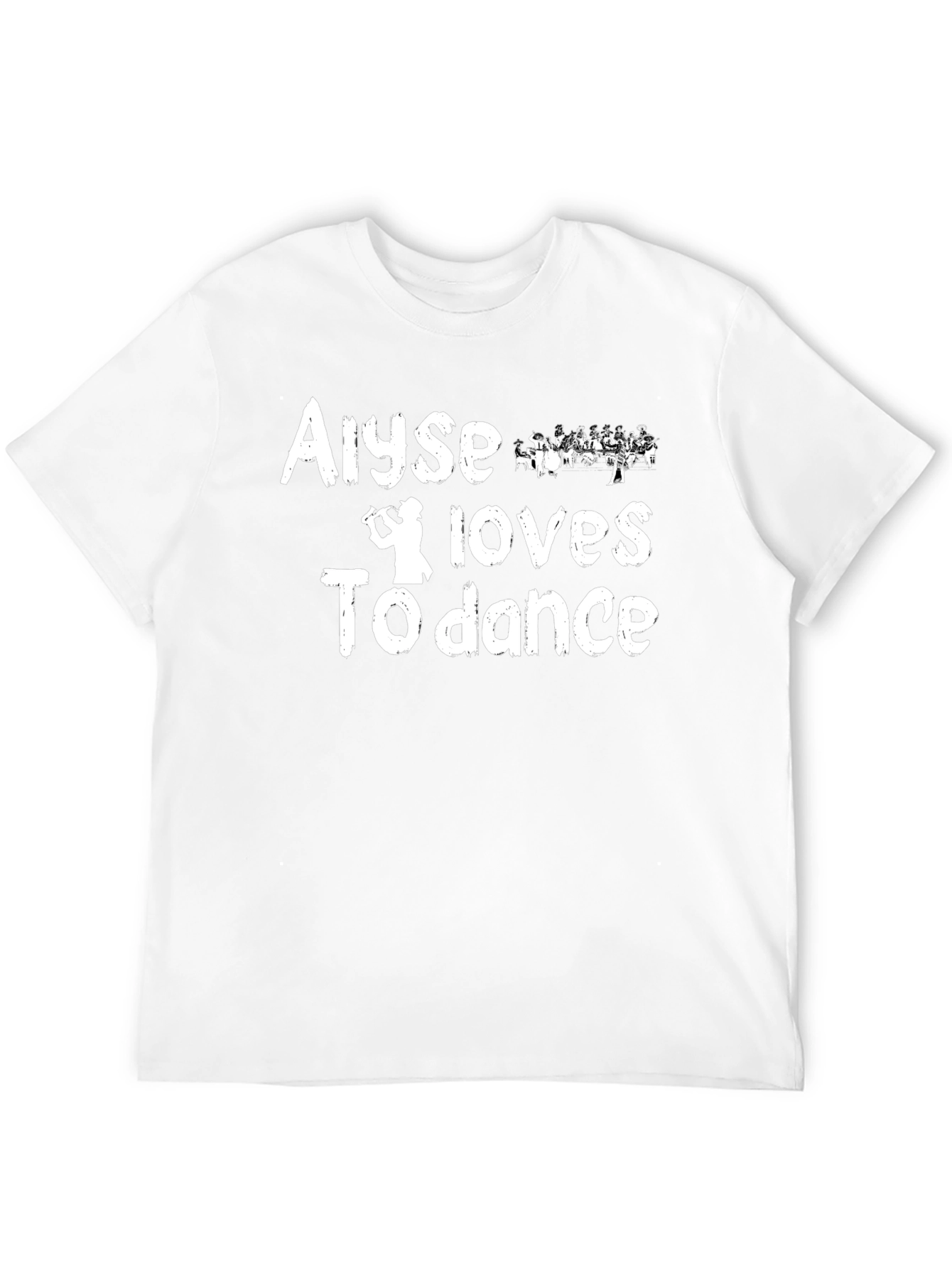 Aiyse Loves to Dance T-Shirt - Black Cotton Tee