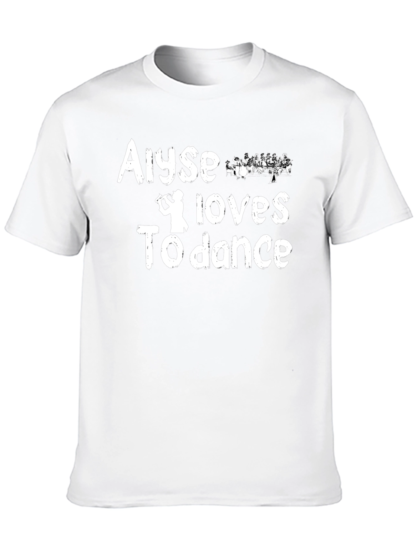 Aiyse Loves to Dance T-Shirt - Black Cotton Tee