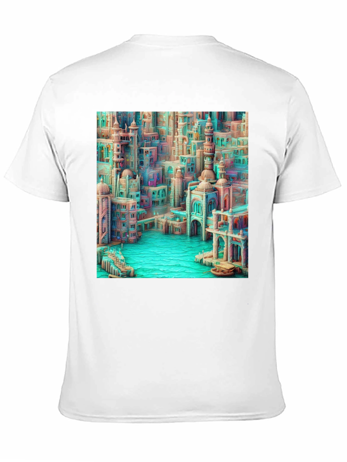 Cityscape Art Tee - Dreamy Urban Design
