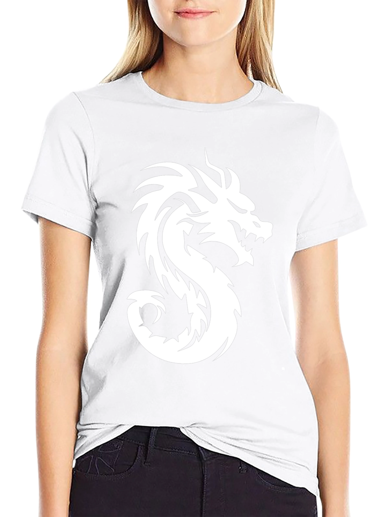 Mens Black Dragon Graphic Tee