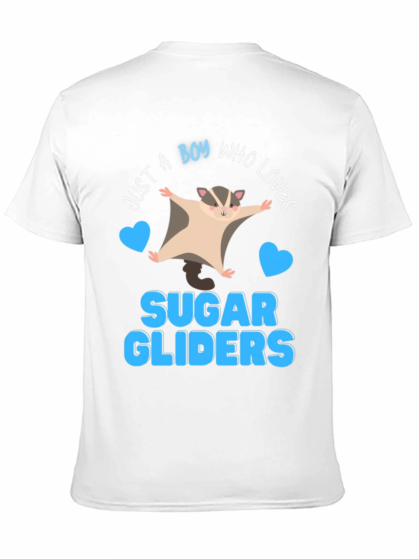 Boy Who Loves Sugar Gliders Graphic Tee