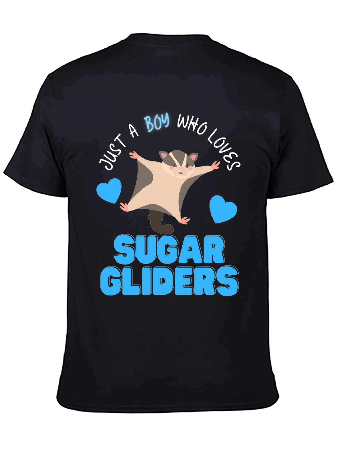 Boy Who Loves Sugar Gliders Graphic Tee