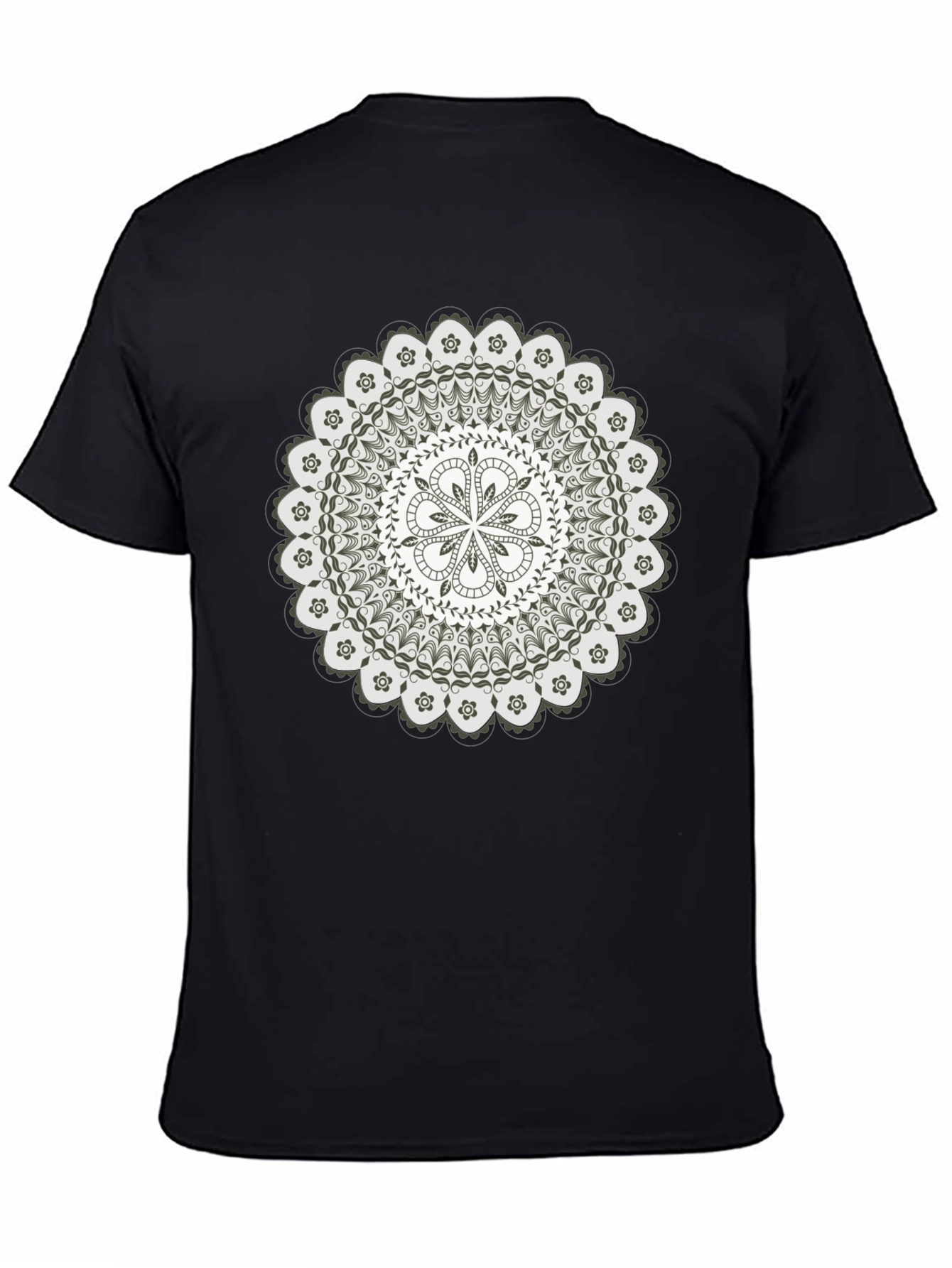 Mandala Graphic Black T-Shirt