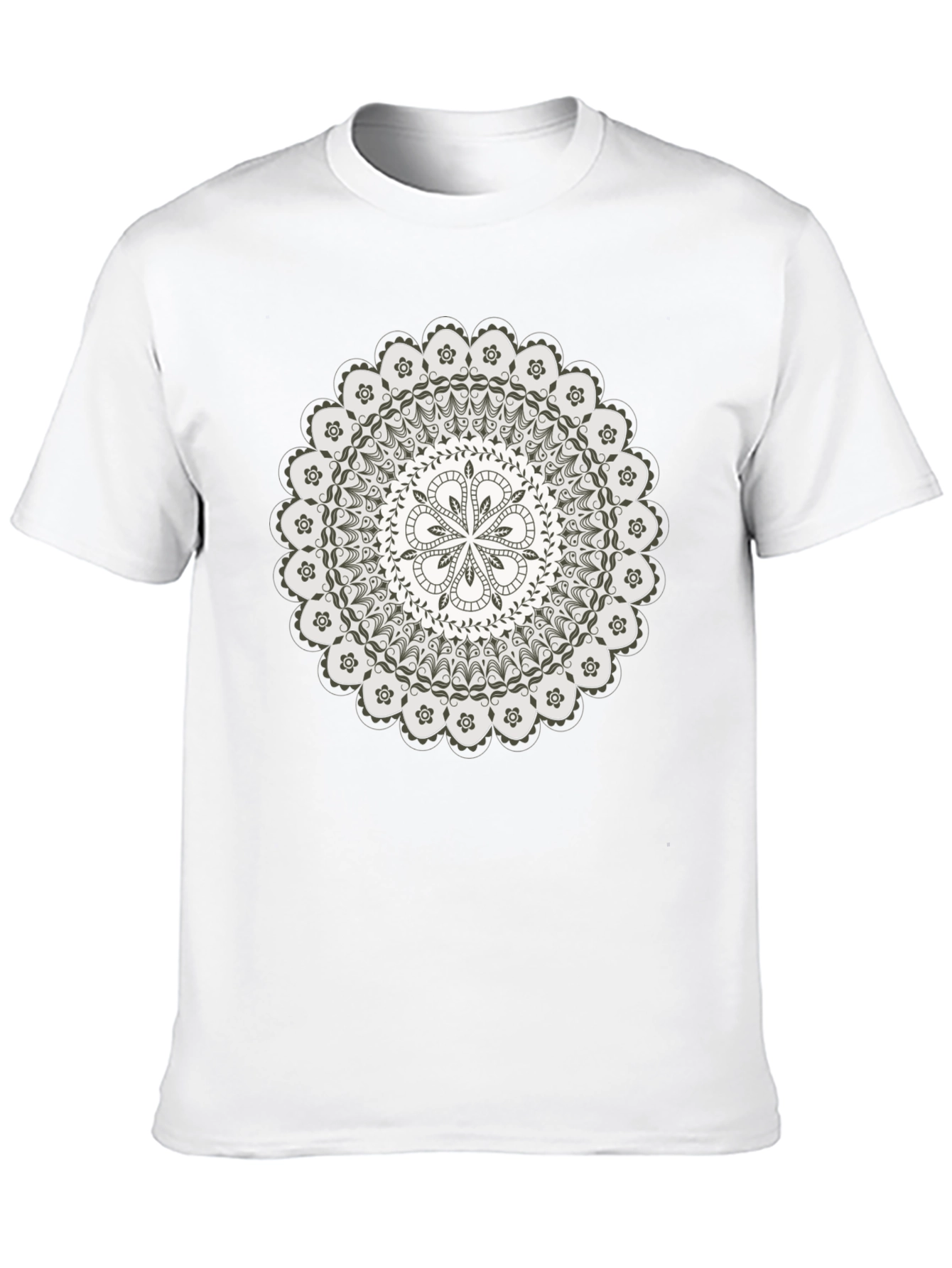 Mandala Graphic Black T-Shirt