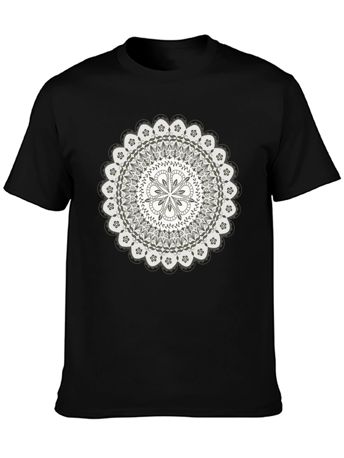 Mandala Graphic Black T-Shirt