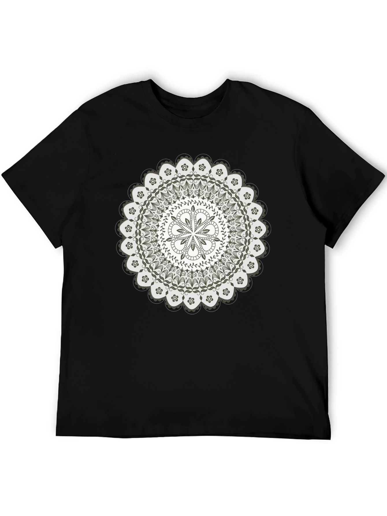 Mandala Graphic Black T-Shirt
