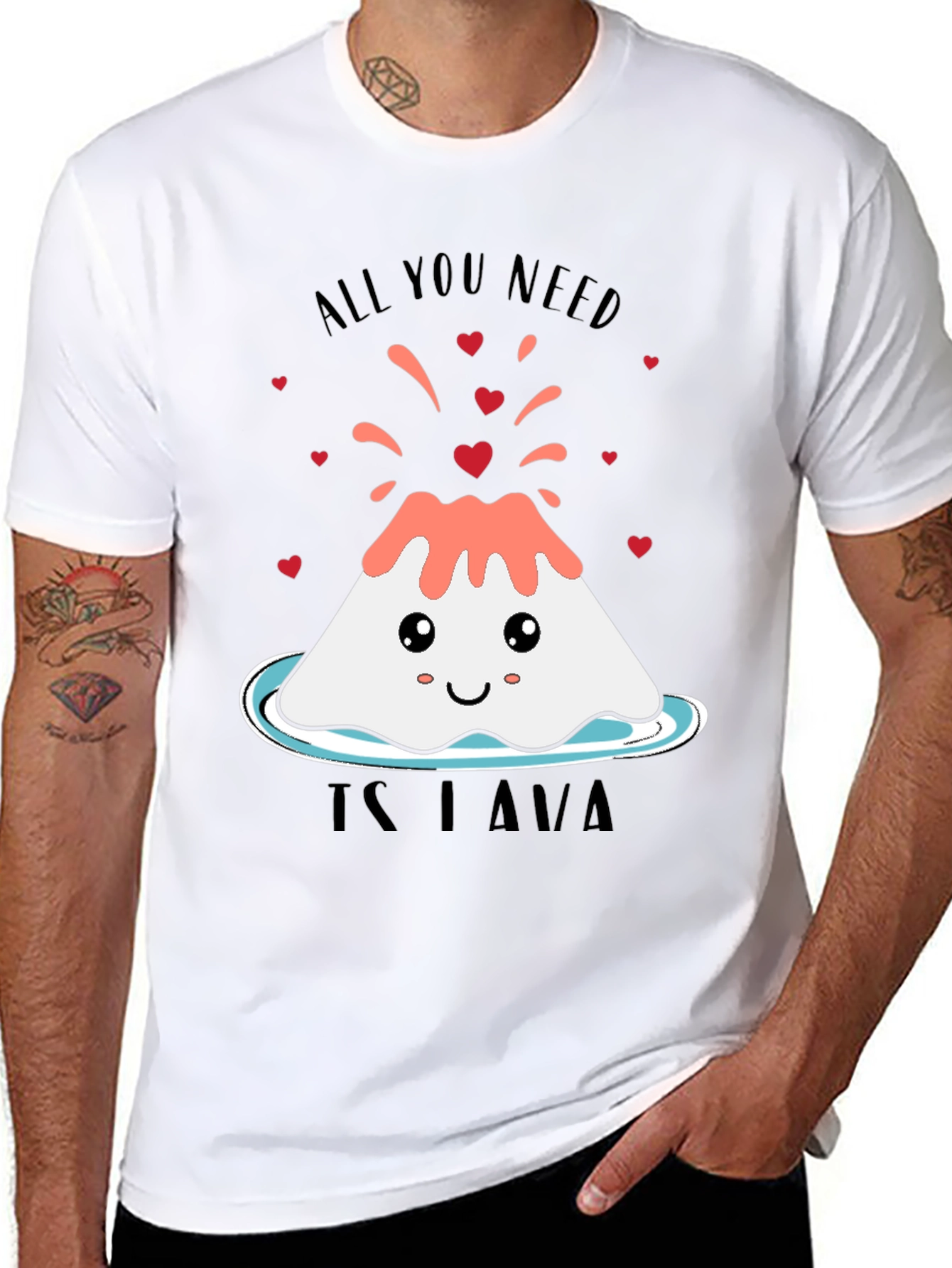All You Need Is Lava Valentines Day T-Shirt