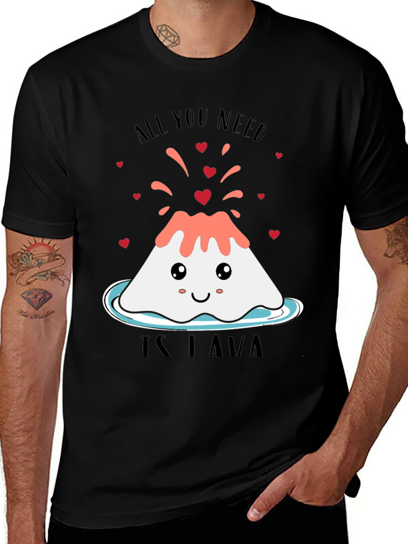 All You Need Is Lava Valentines Day T-Shirt