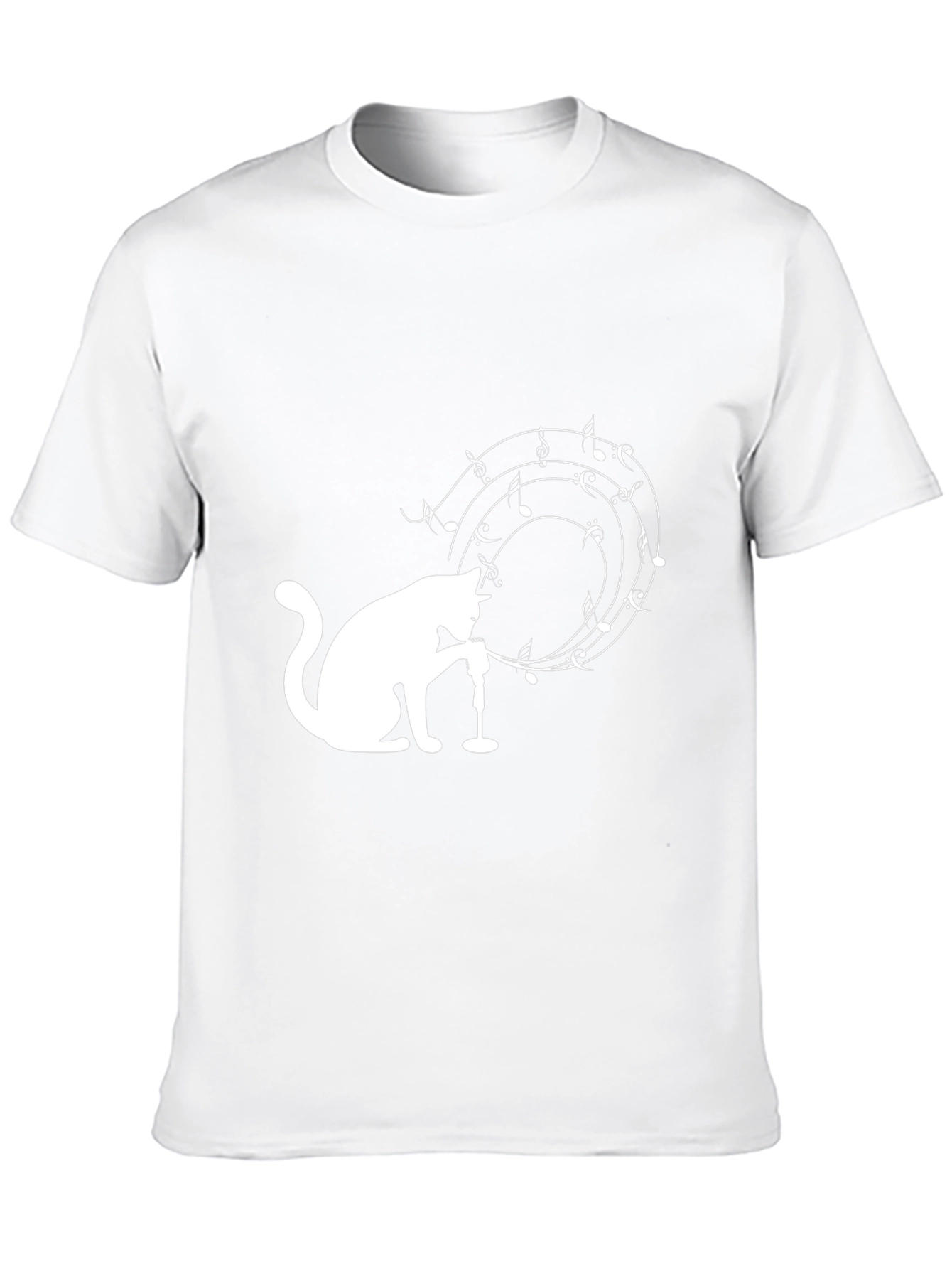 Musical Cat T-Shirt - Unique Graphic Tee