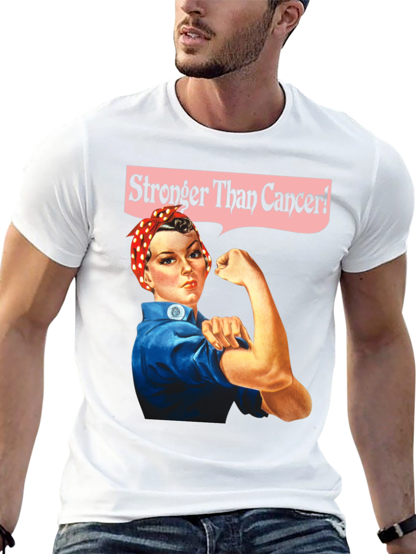 Stronger Than Cancer! Unisex Graphic T-Shirt