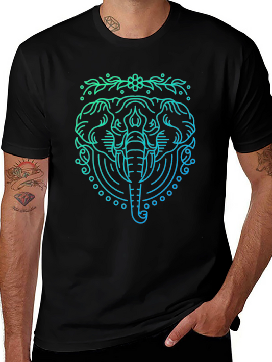 Elephant Graphic Tee - Stylish Comfort