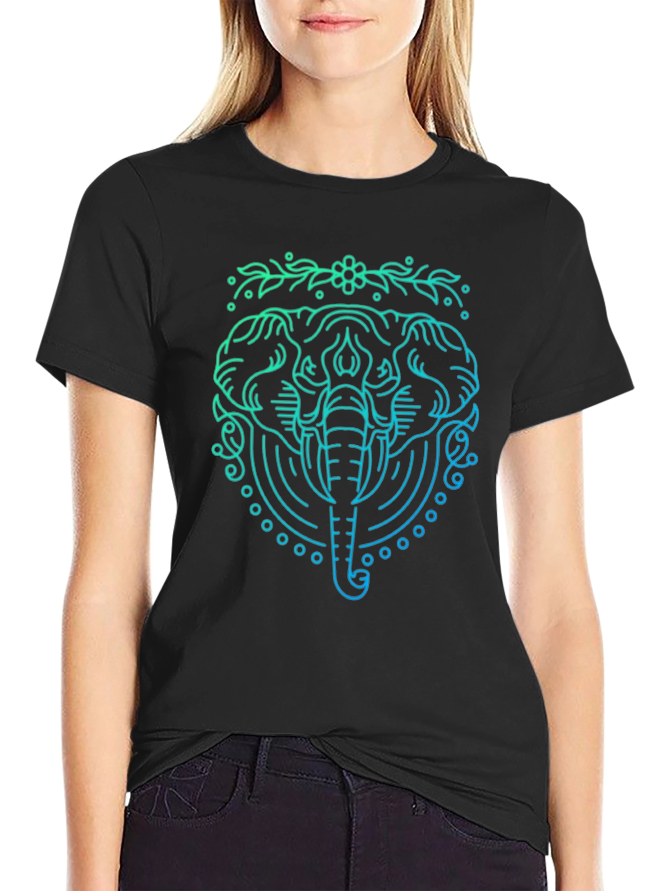 Elephant Graphic Tee - Stylish Comfort
