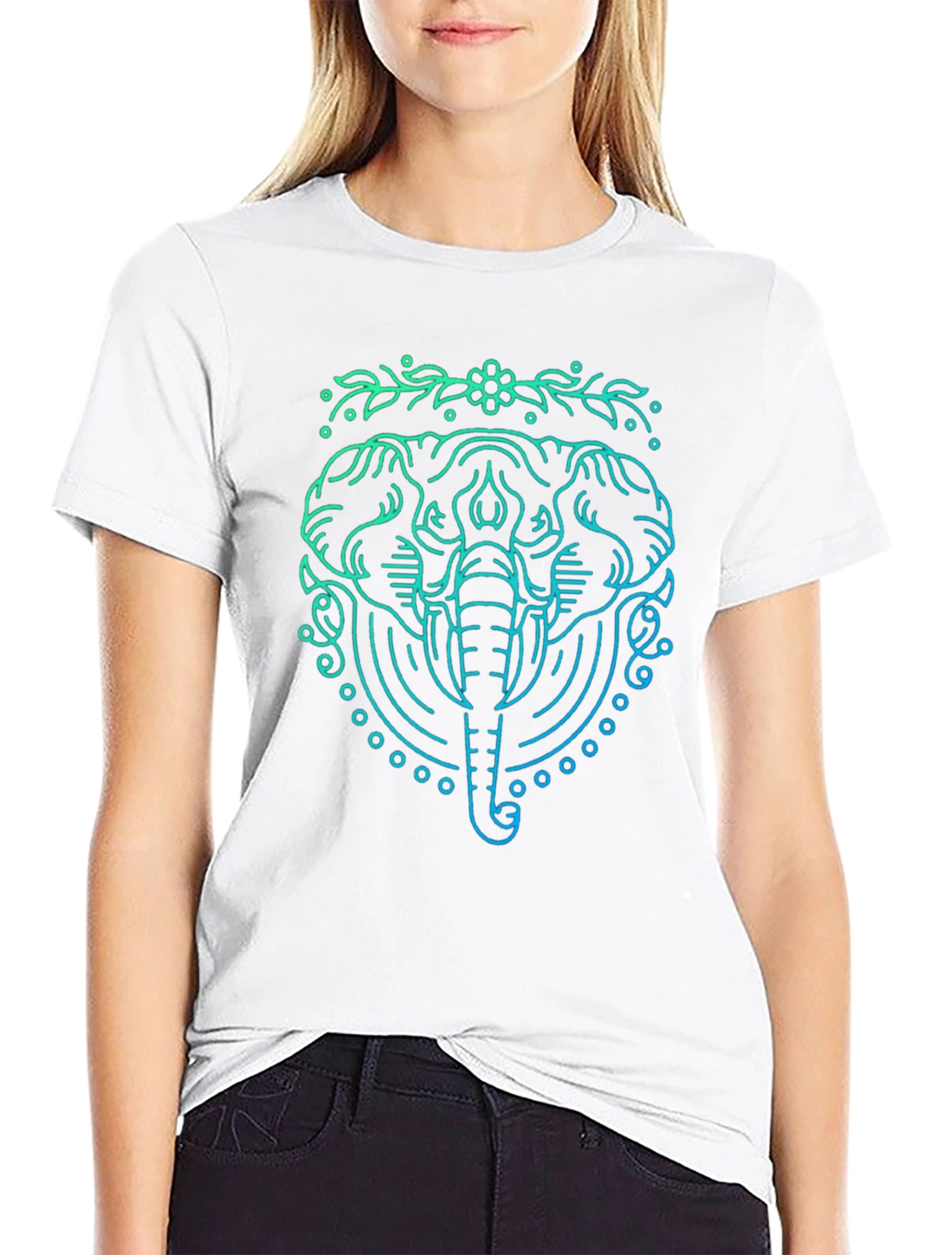 Elephant Graphic Tee - Stylish Comfort
