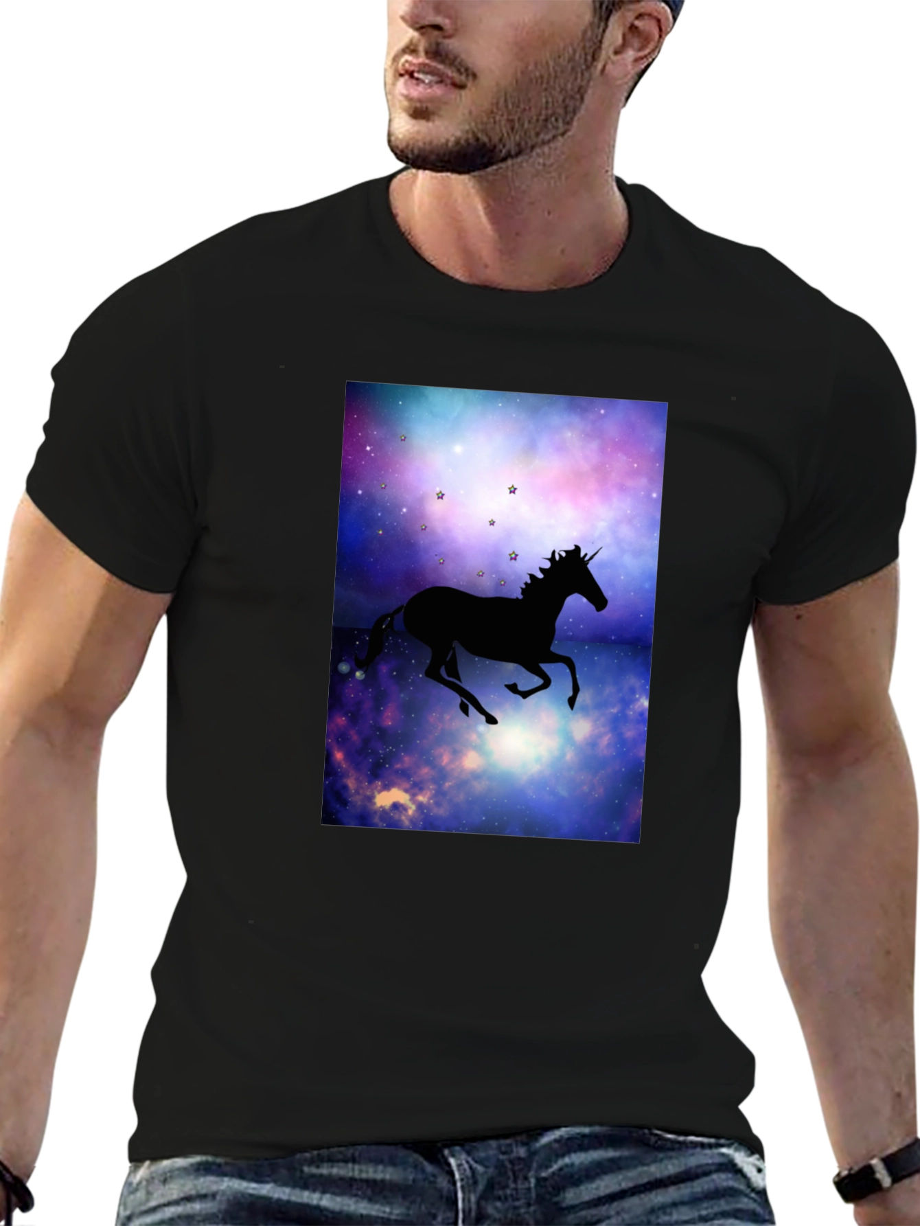 Unicorn Galaxy Graphic T-Shirt