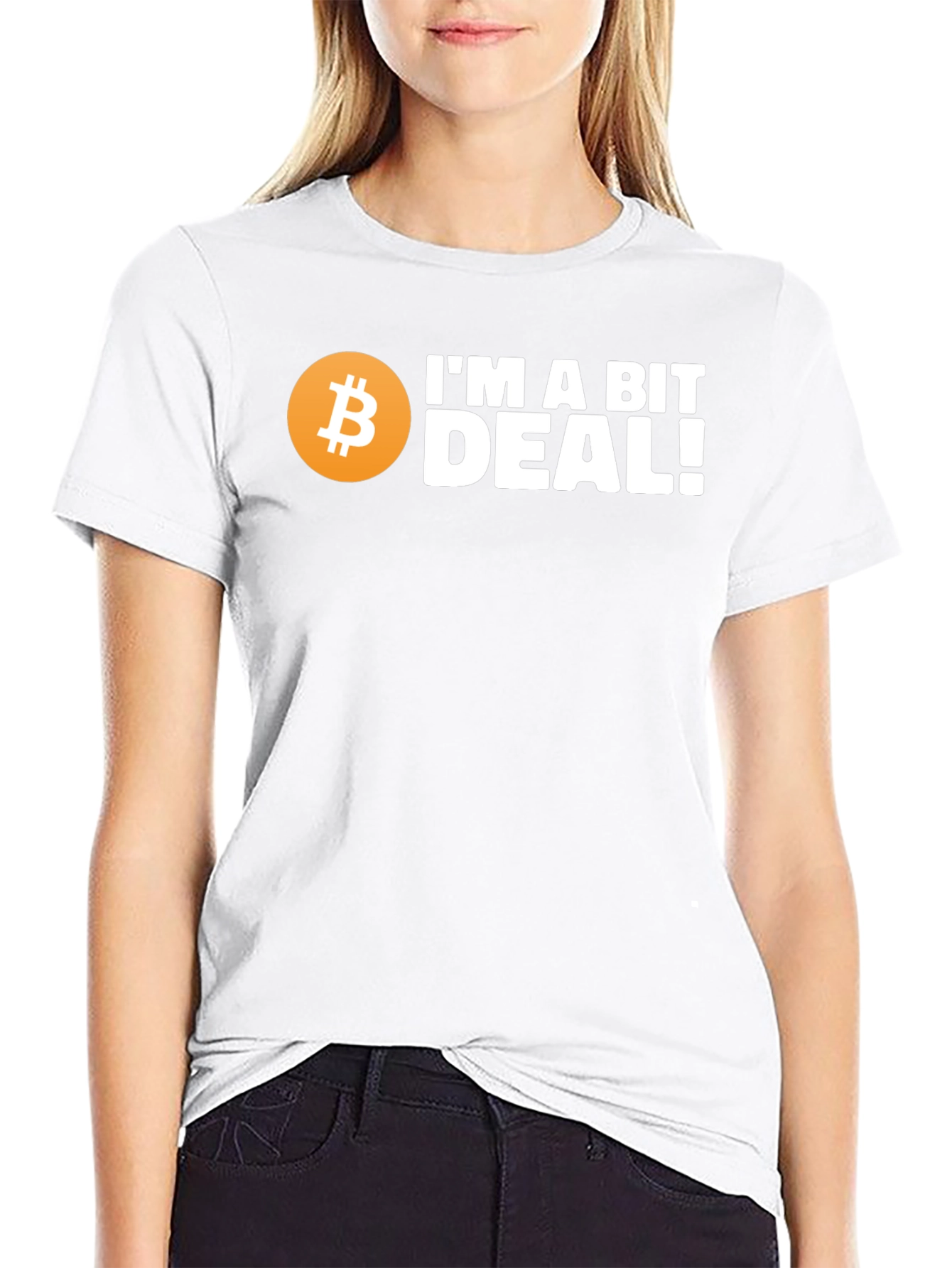 Bitcoin Enthusiast T-Shirt - Im a Bit Deal!