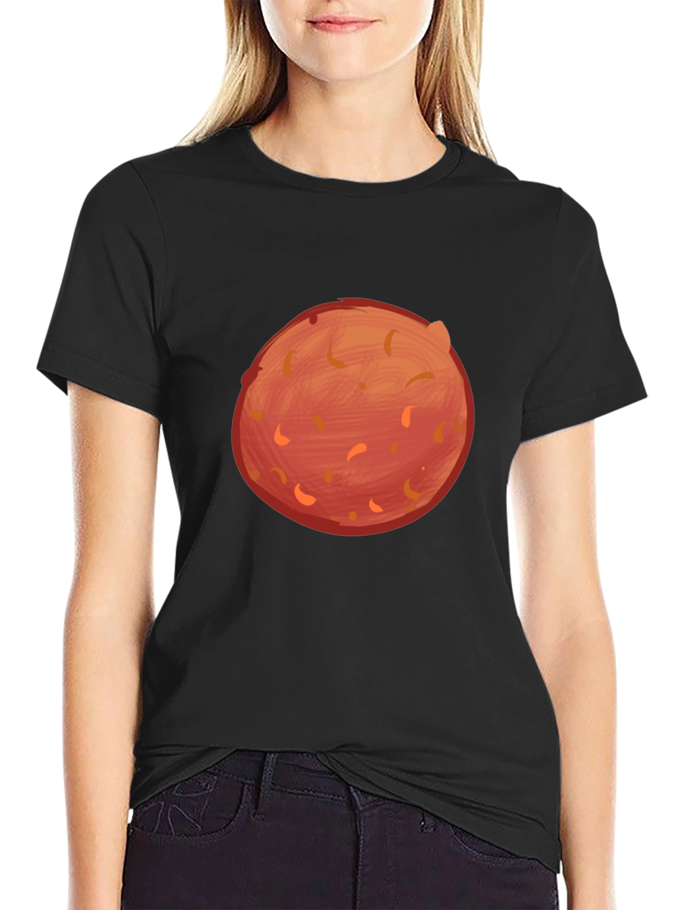 Mars Planet Graphic T-Shirt