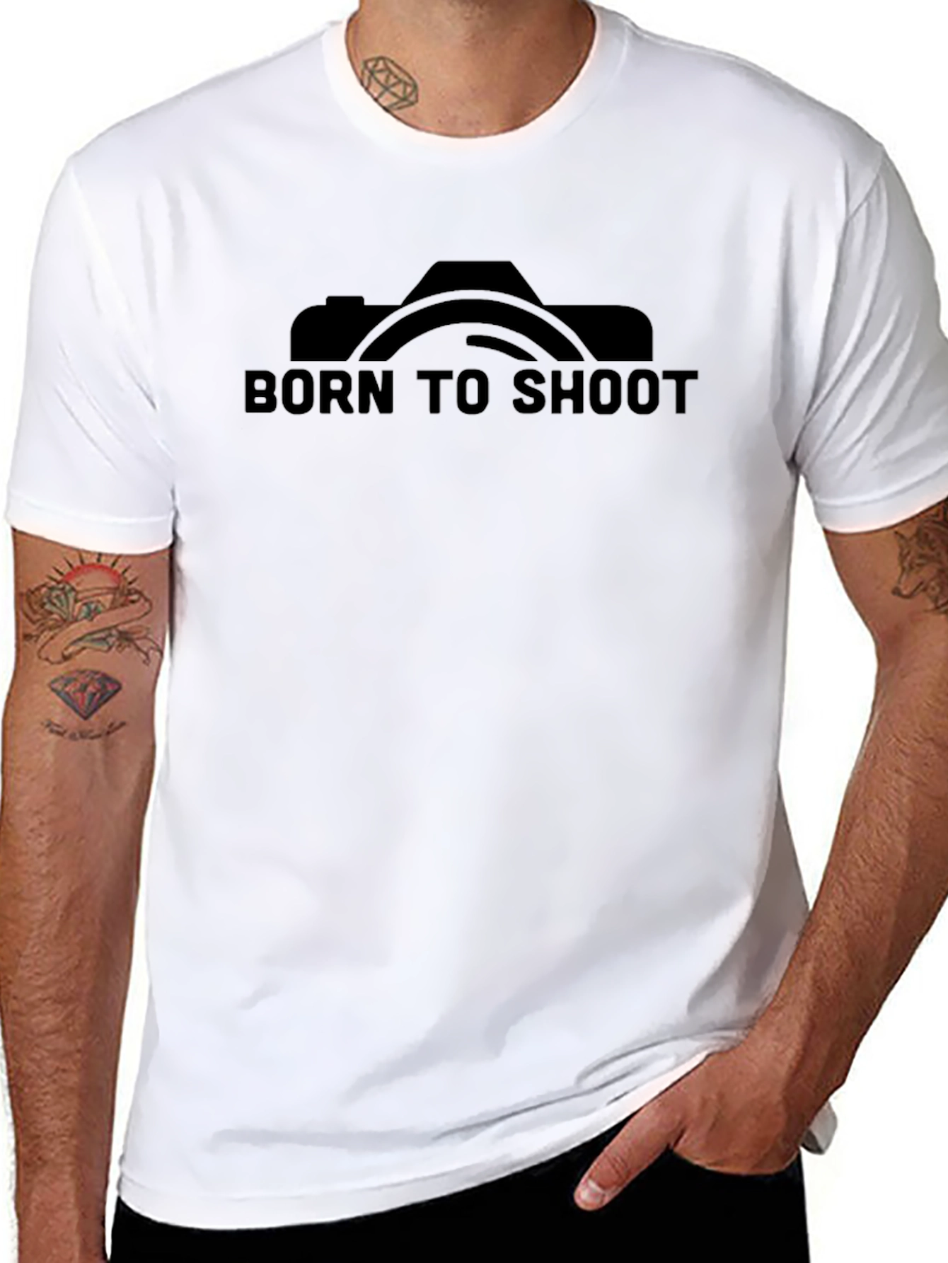 Born to Shoot Camera T-Shirt