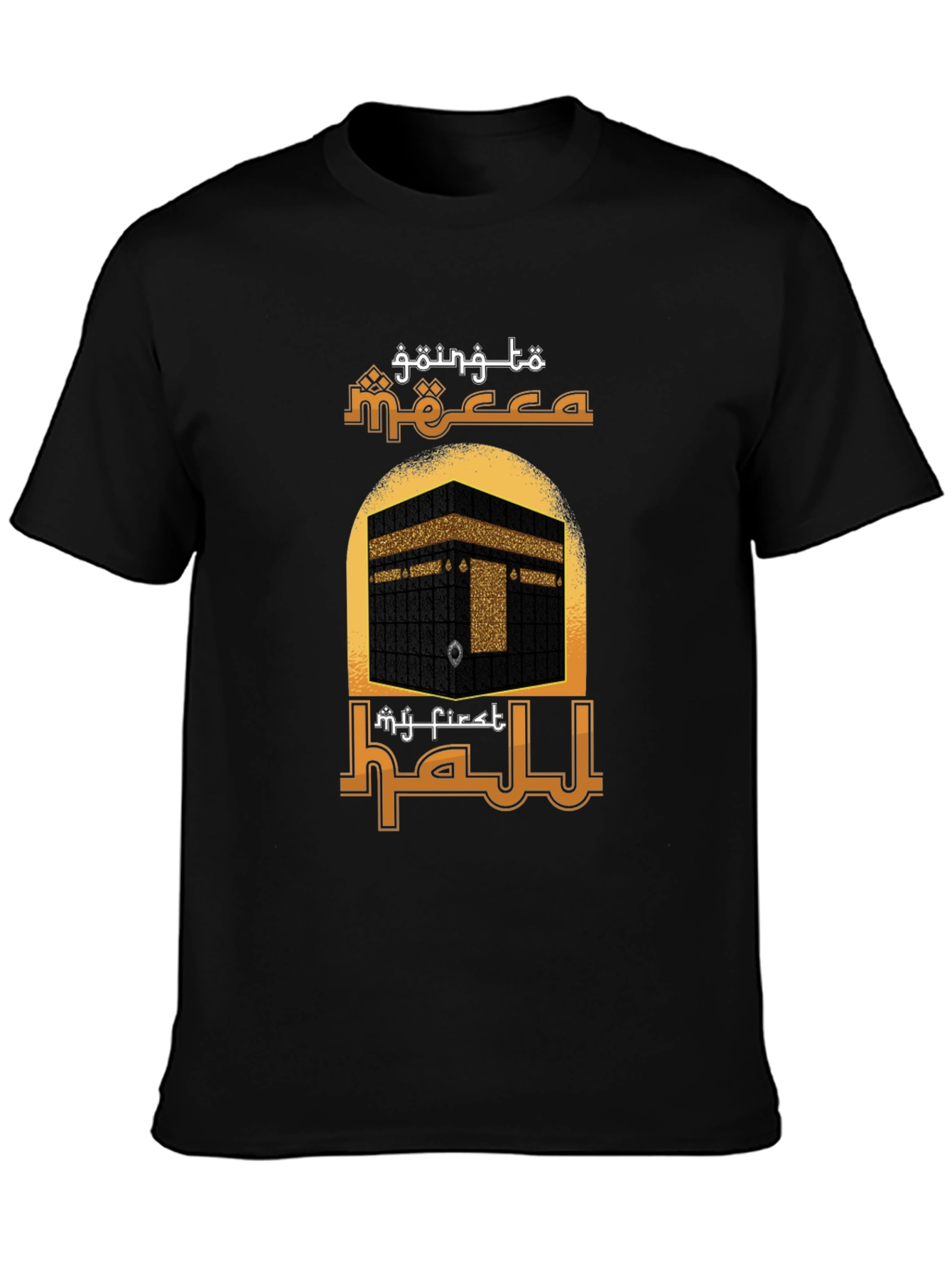 My First Hajj T-Shirt - Mecca Design