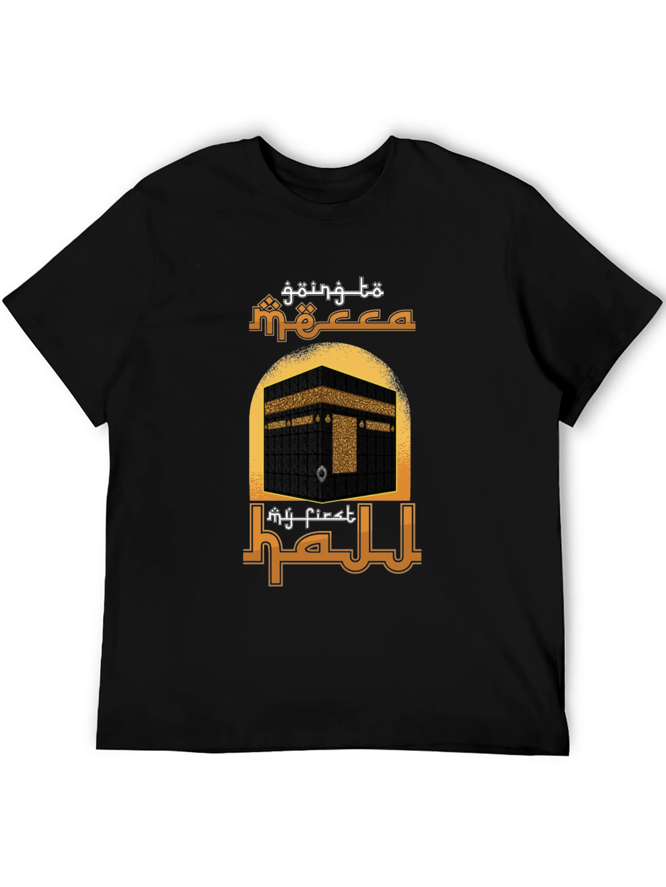 My First Hajj T-Shirt - Mecca Design